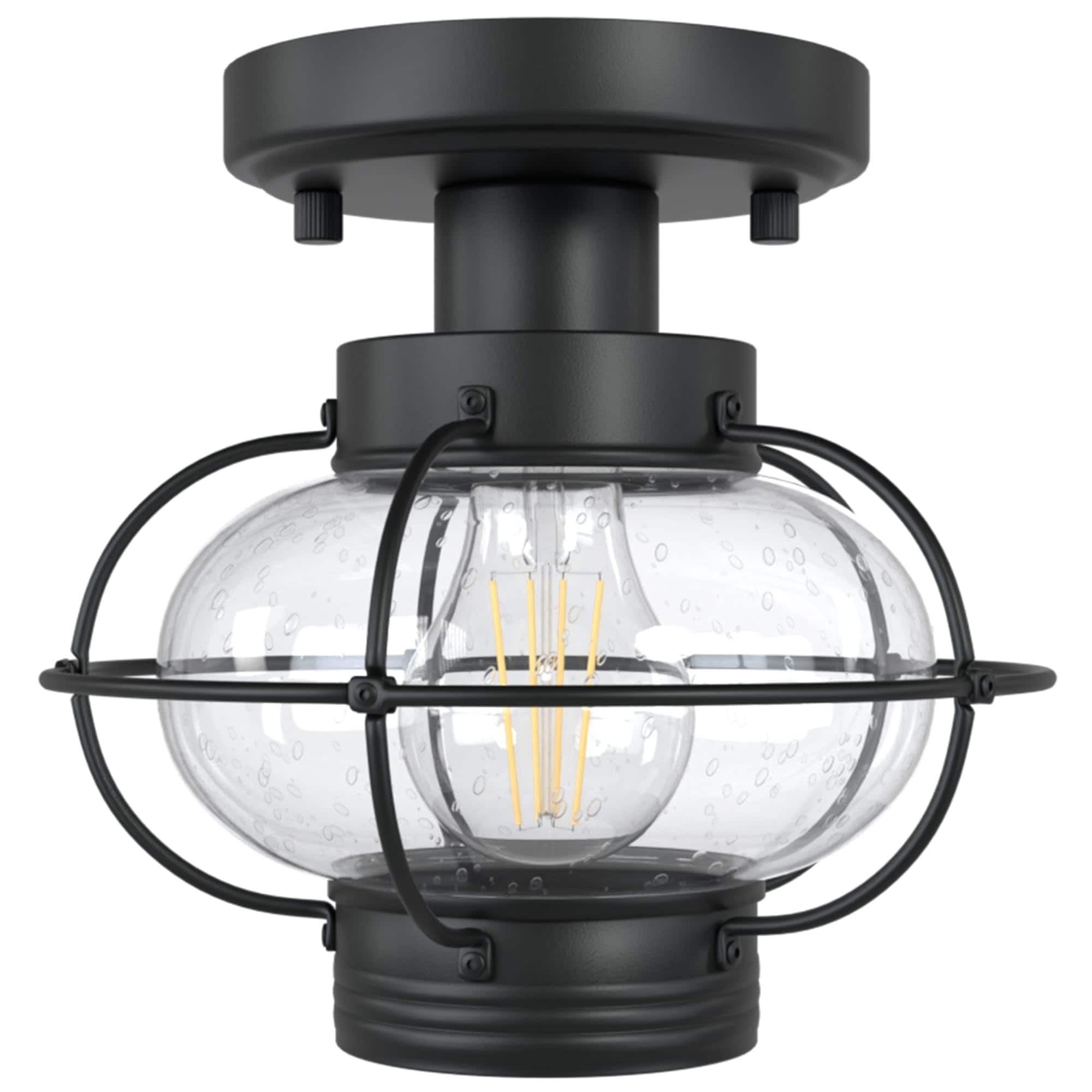 IJBUHV Porch Ceiling Light Farmhouse Flush Mount Globe E26