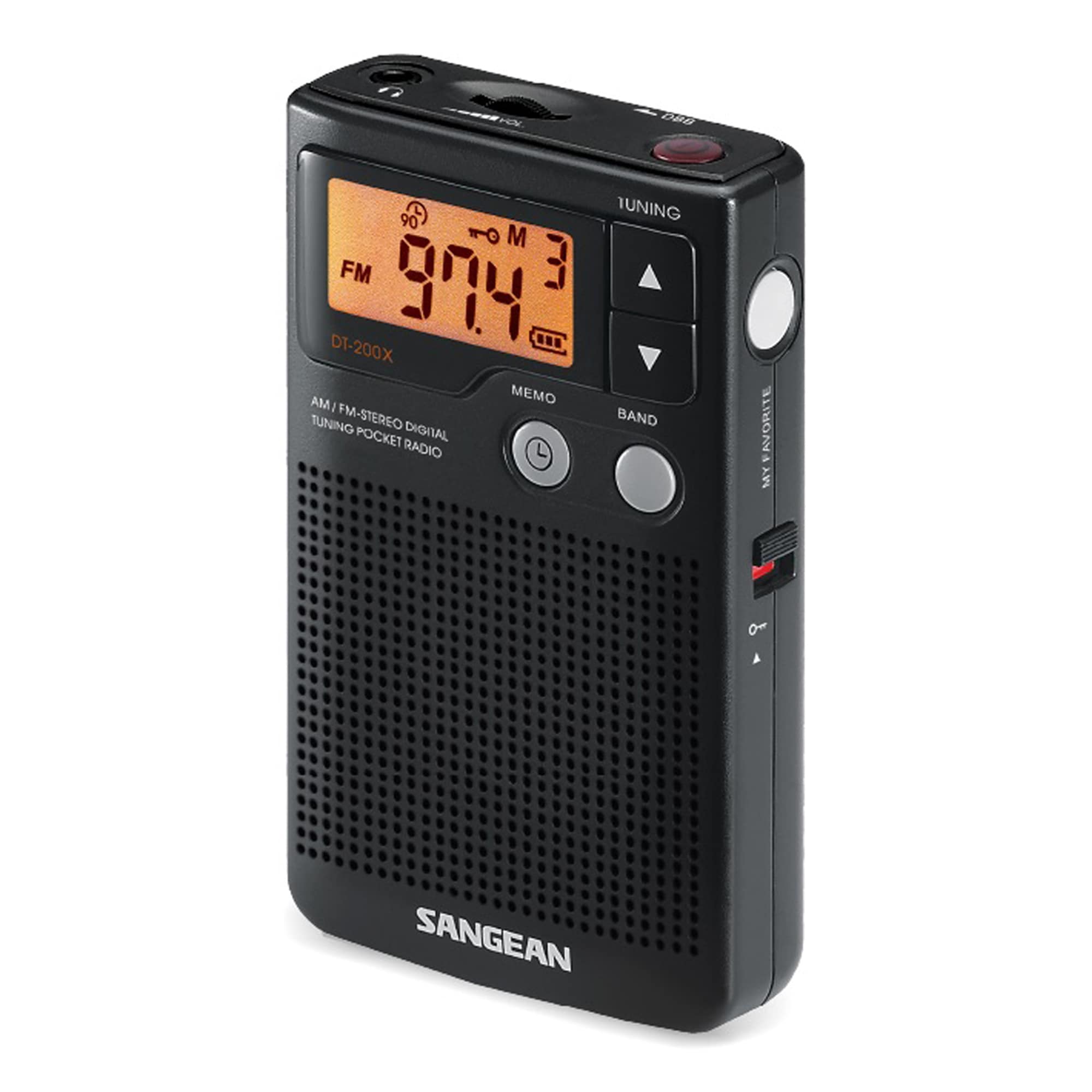Sangean AM/FM radio Black