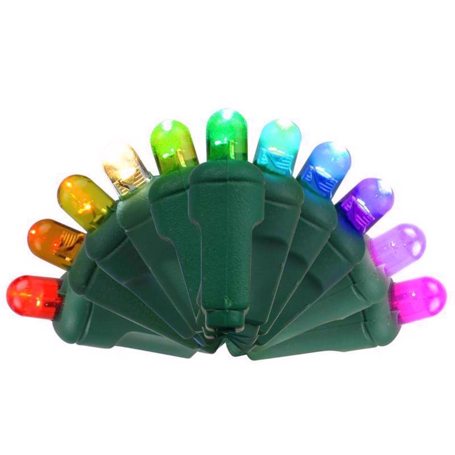 Celebrations - Platinum LED Mini Dot Multicolored 50 ct String Christmas Lights 50 ft.