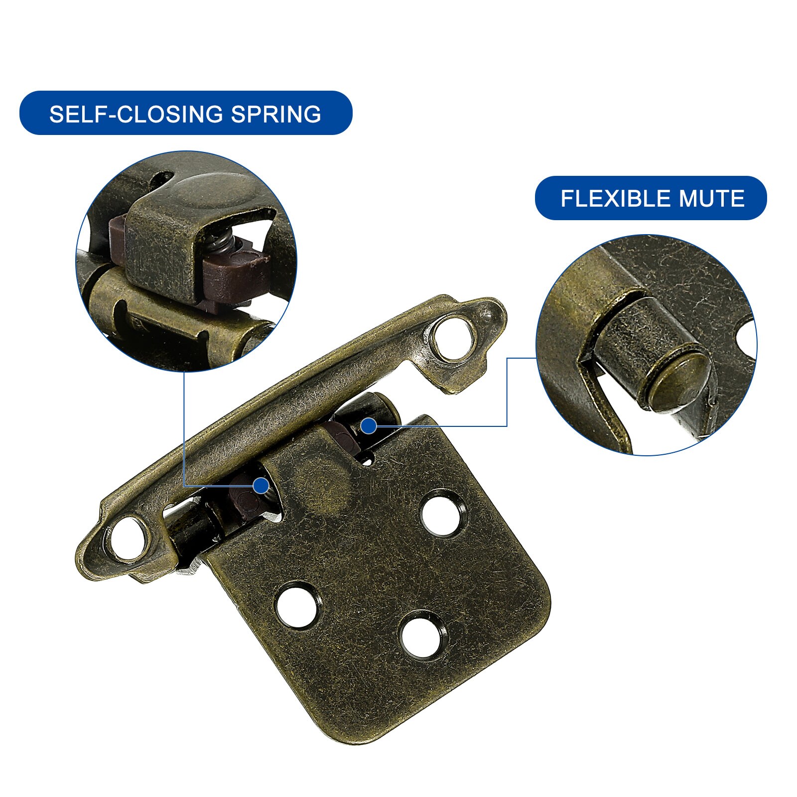 Unique Bargains S25093000UX8807 Cabinet-Hinges - View #4