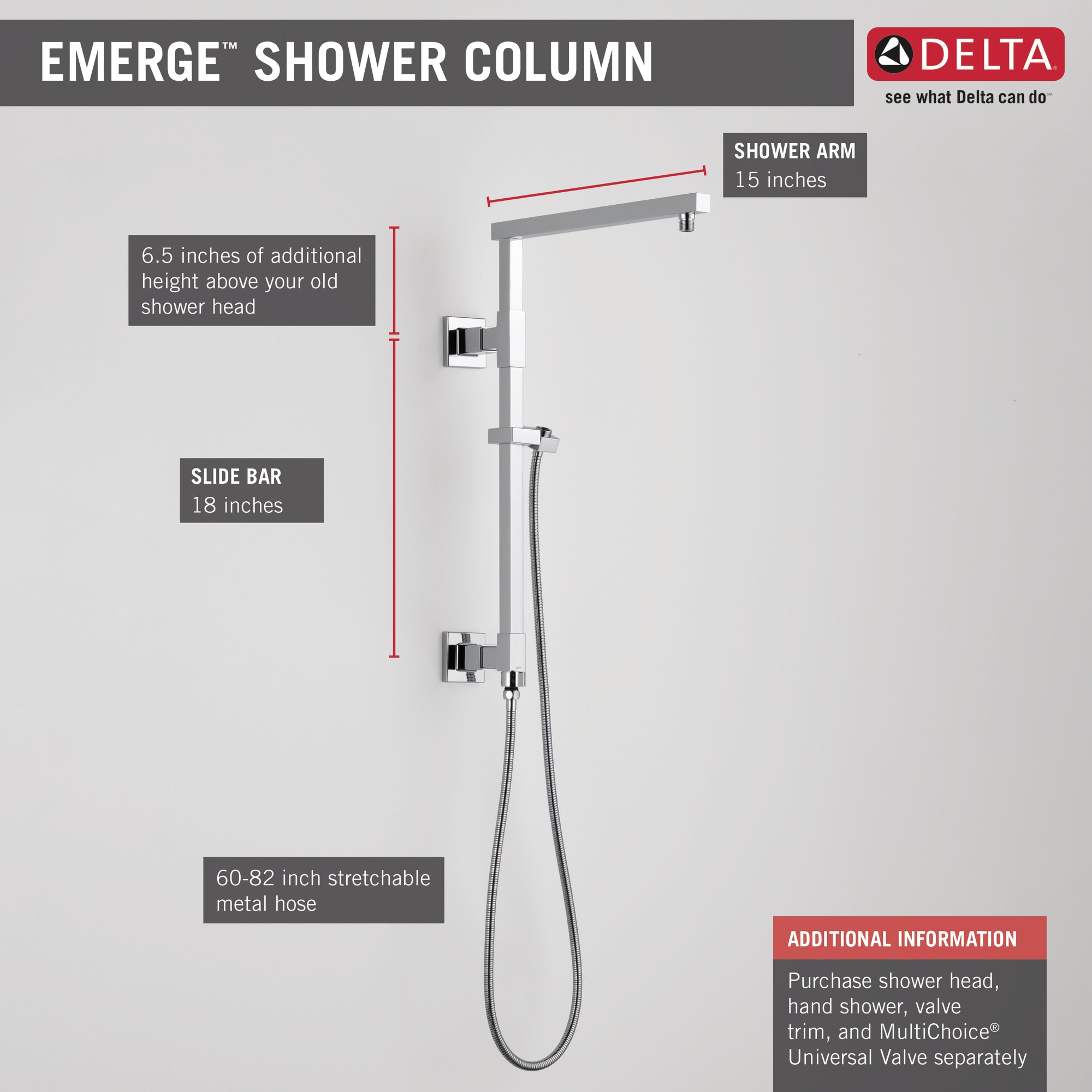 Delta 58410-RB Bath-Shower-Facc - View #4