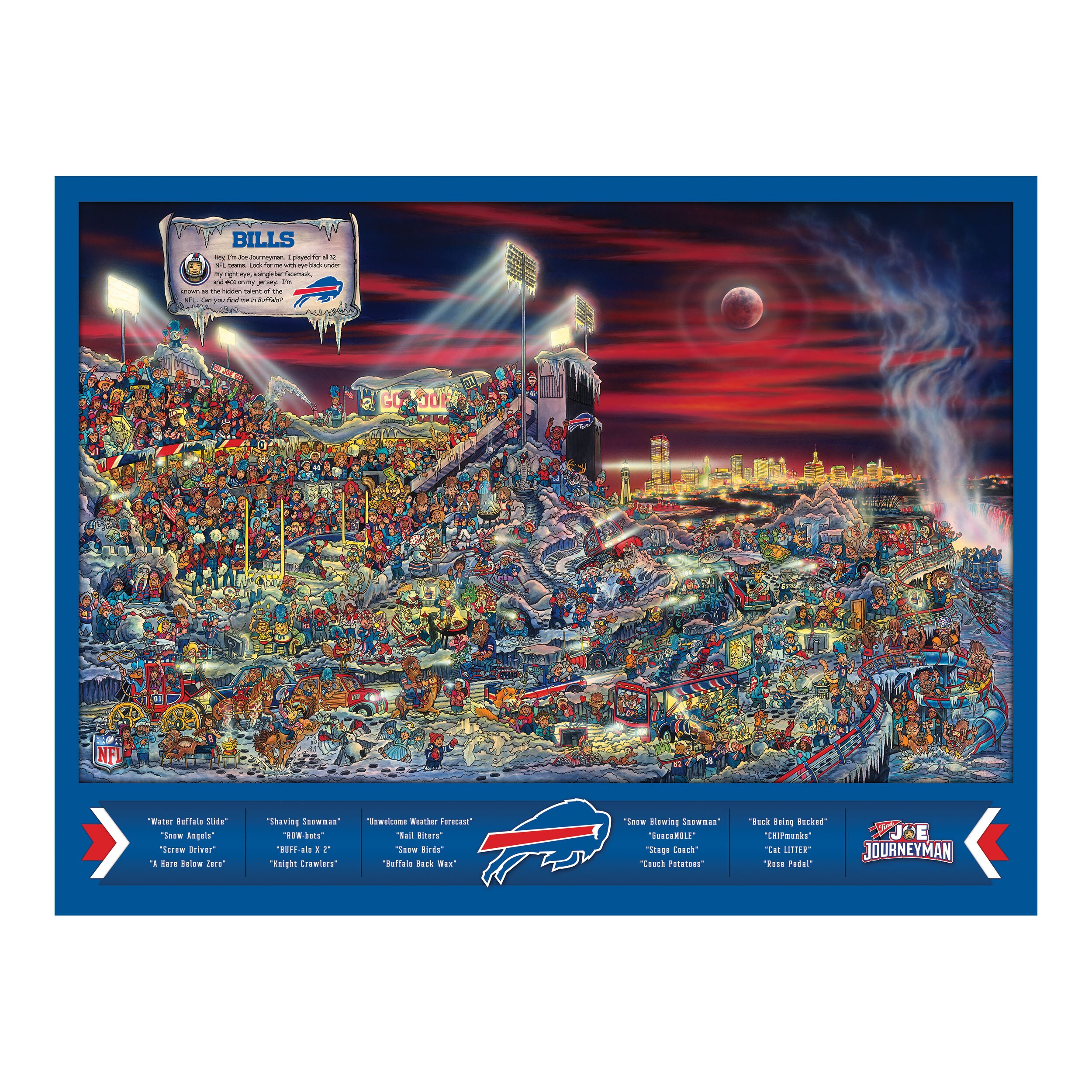 Minnesota Vikings Wooden Joe Journeyman Puzzle