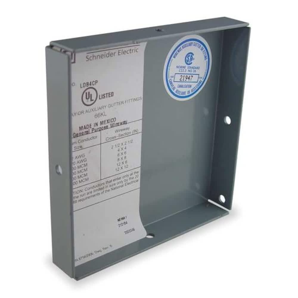 Square D Wireway Closure Plate 1 Type NEMA 1 Rating Steel ANSI 61 ...