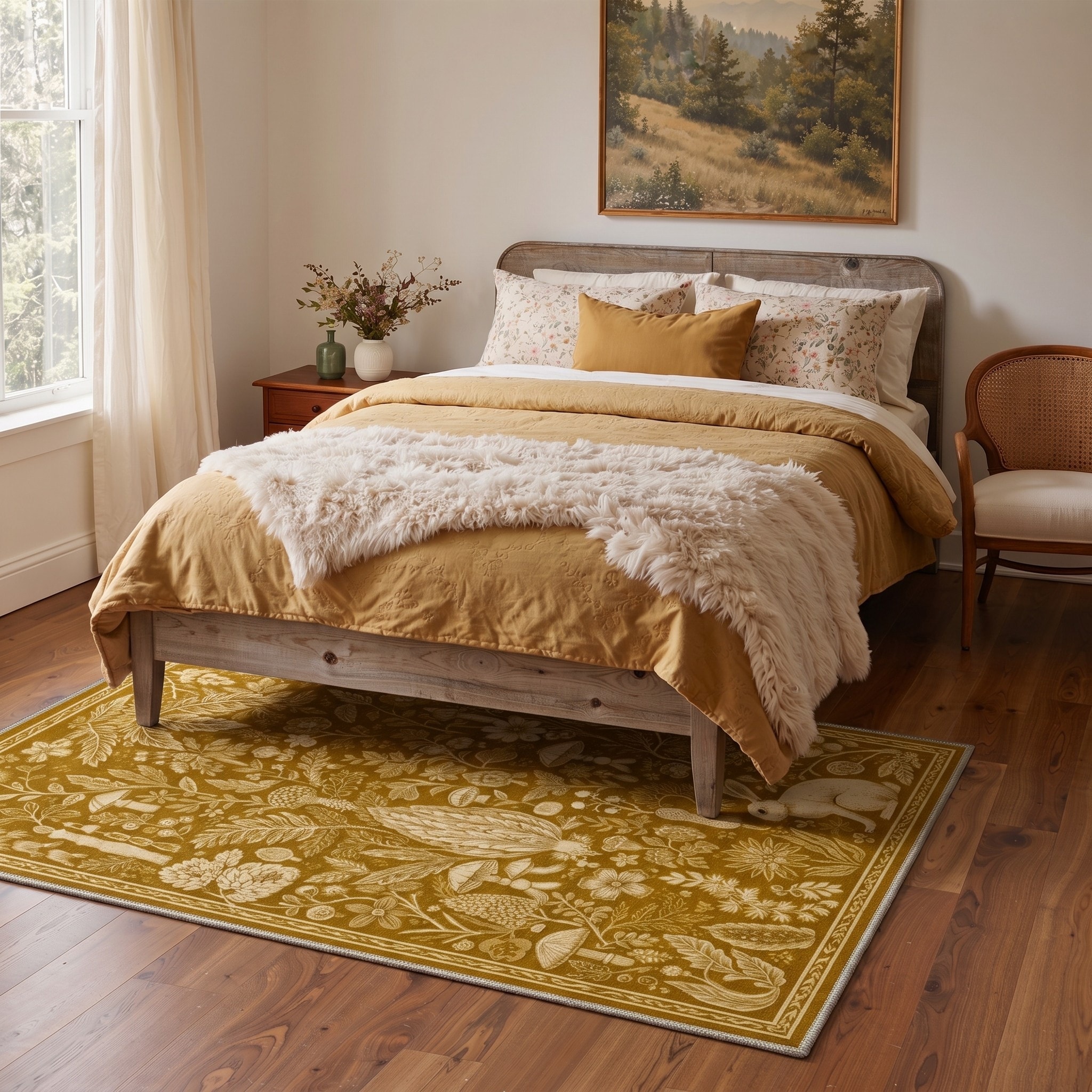 BAVNI ARN042-GOLDEN-10X14 rugs - View #3