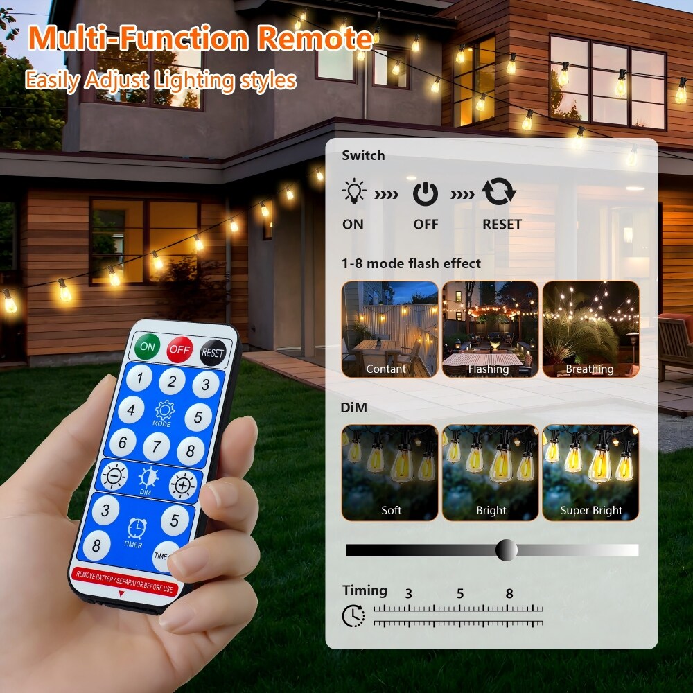 YOSIMFUR DJYC-W2312P416016 Patio-String-Lights - View #4