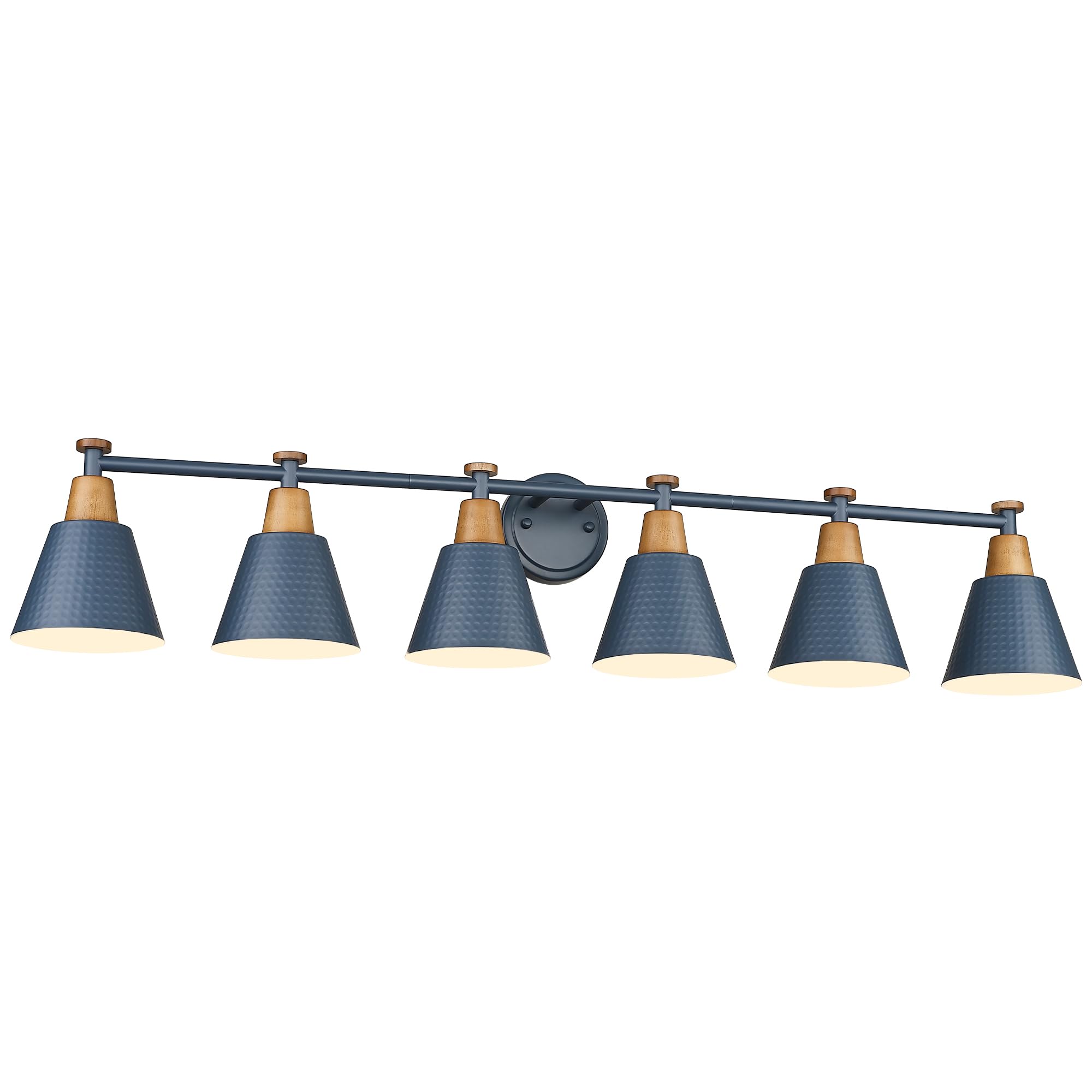 LTMATE JAZAVA 45.3-in 6 Light Blue Farmhouse Bathroom Vanity light