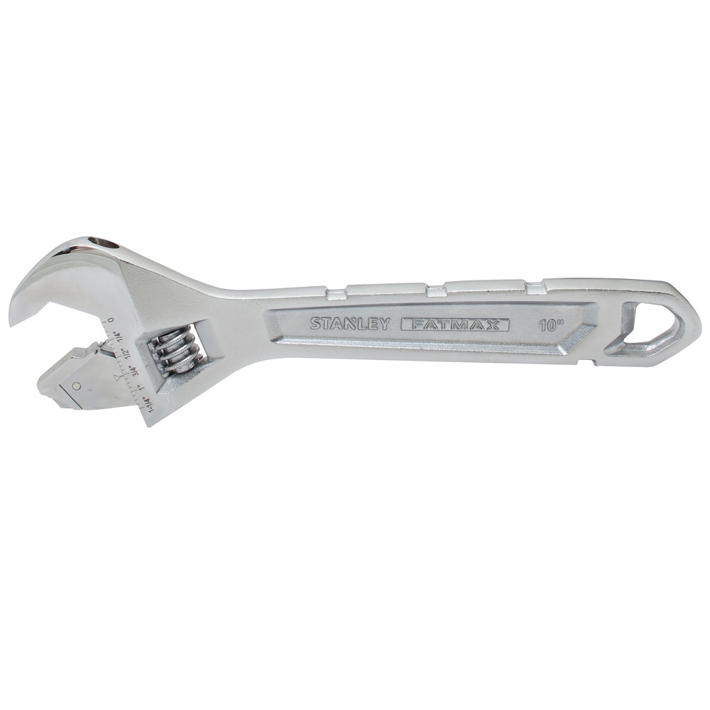 Irega 10-in Chrome Vanadium Steel Reversible Jaw Adjustable Wrench