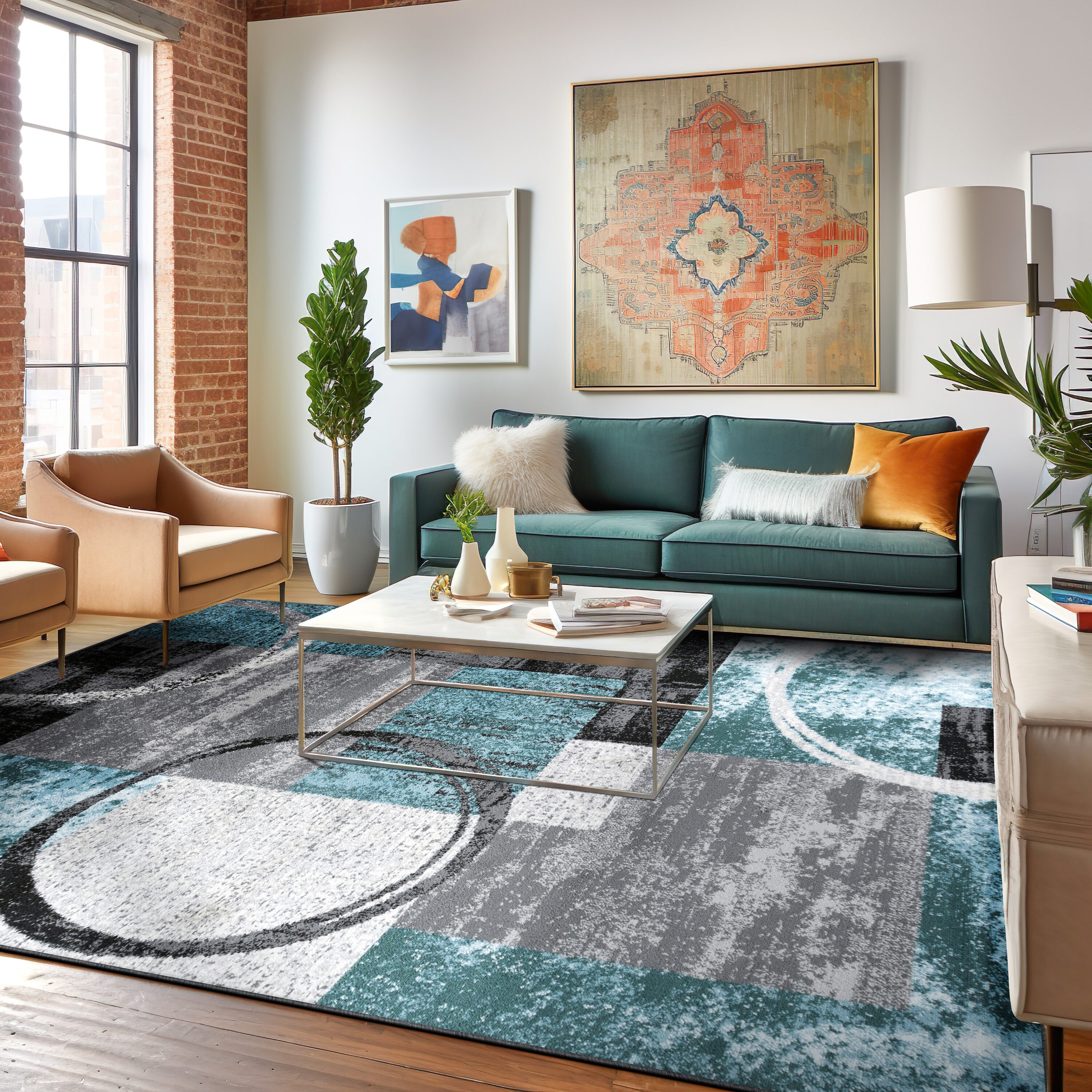 World Rug Gallery 307GRAY8X12 rugs - View #6