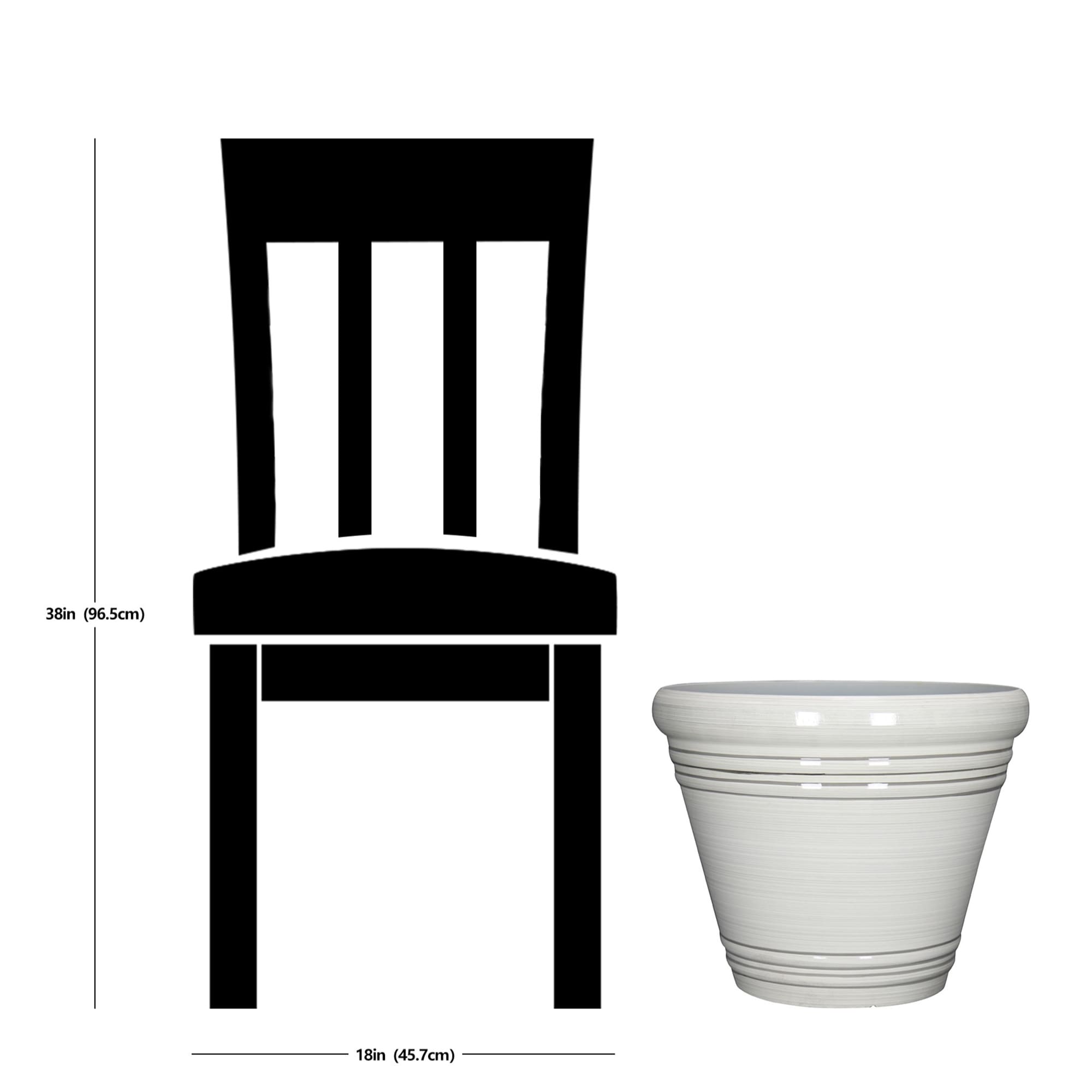 Style Selections PLC1618BWG Planter-Window-Box - View #6