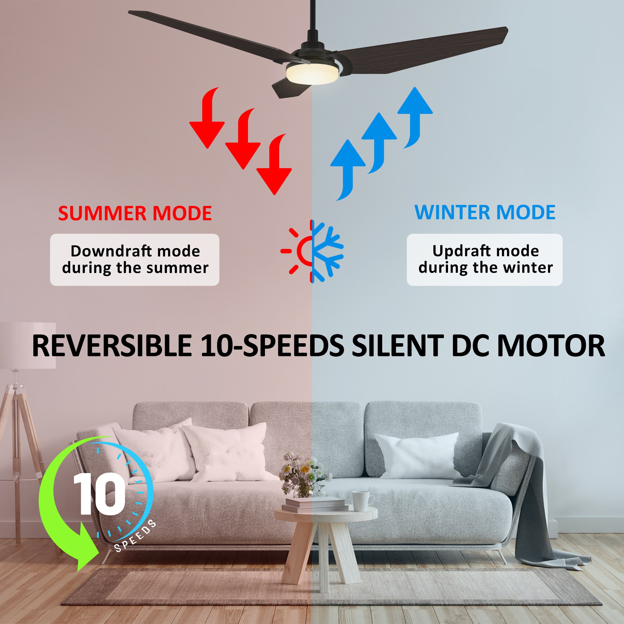 CARRO USA LS563B-L12-B5-1 Ceiling-Fans - View #5