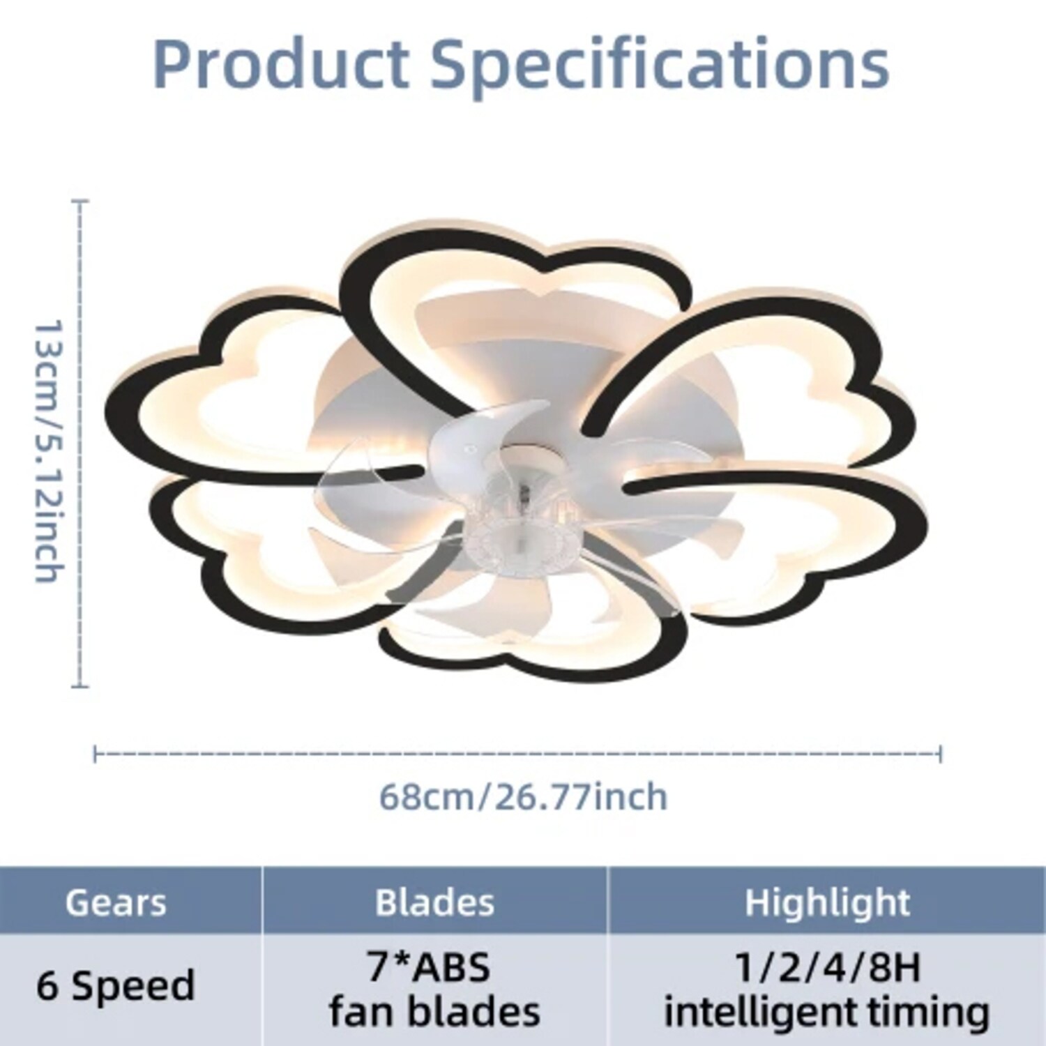 DORESshop LSC-W1962P380553 Ceiling-Fans - View #3