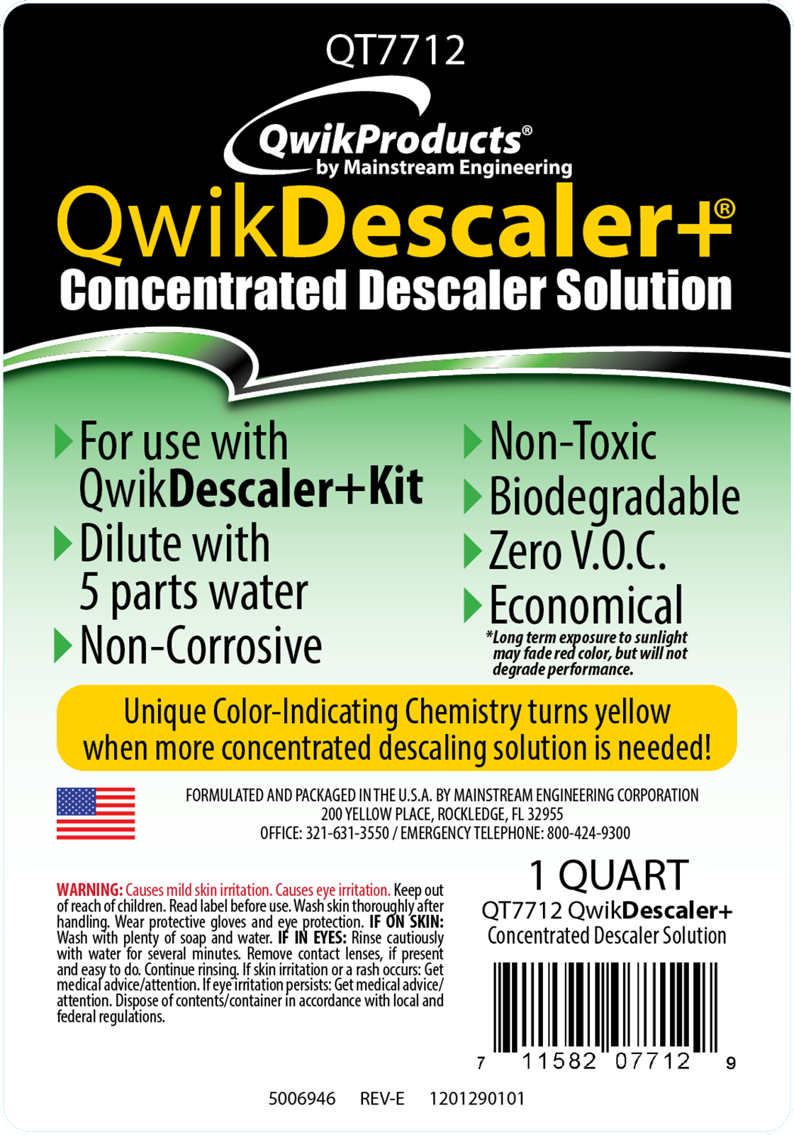 QwikProducts QwikDescaler+ Kit Tankless Gas/Electric Liquid Water