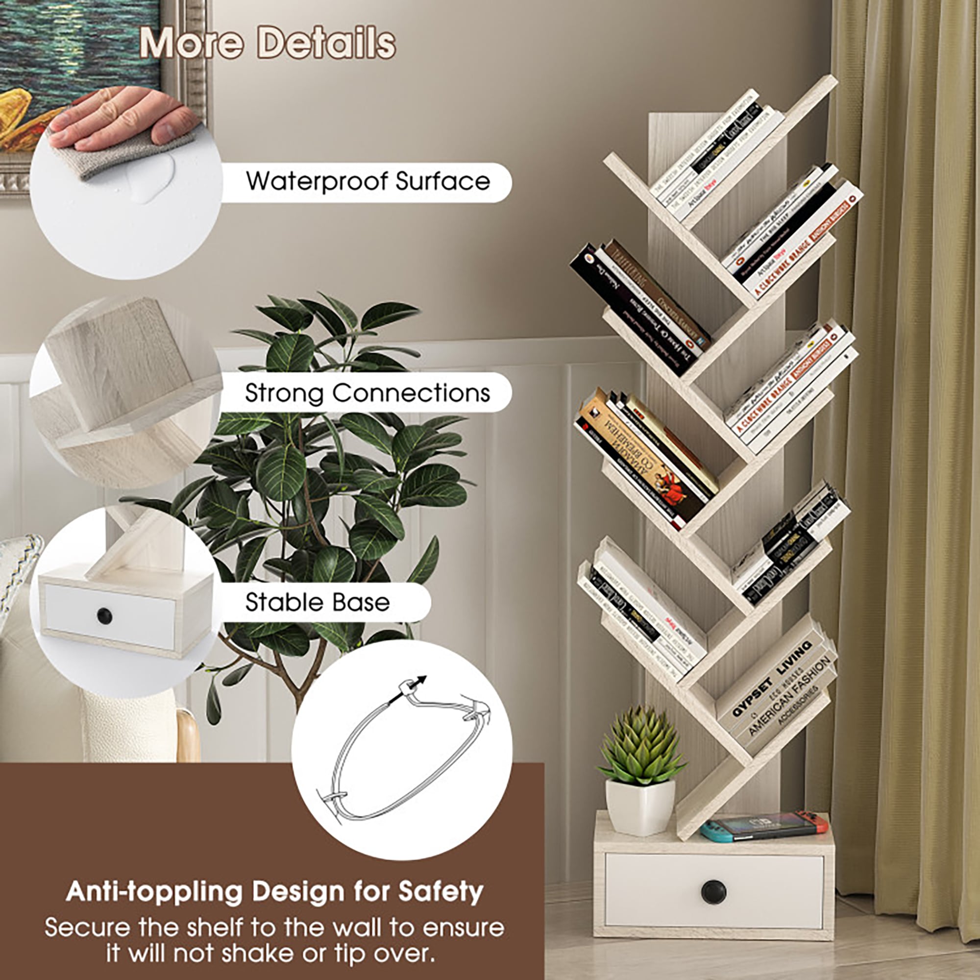 GZMR GZ-JV10718BE bookcases - View #8