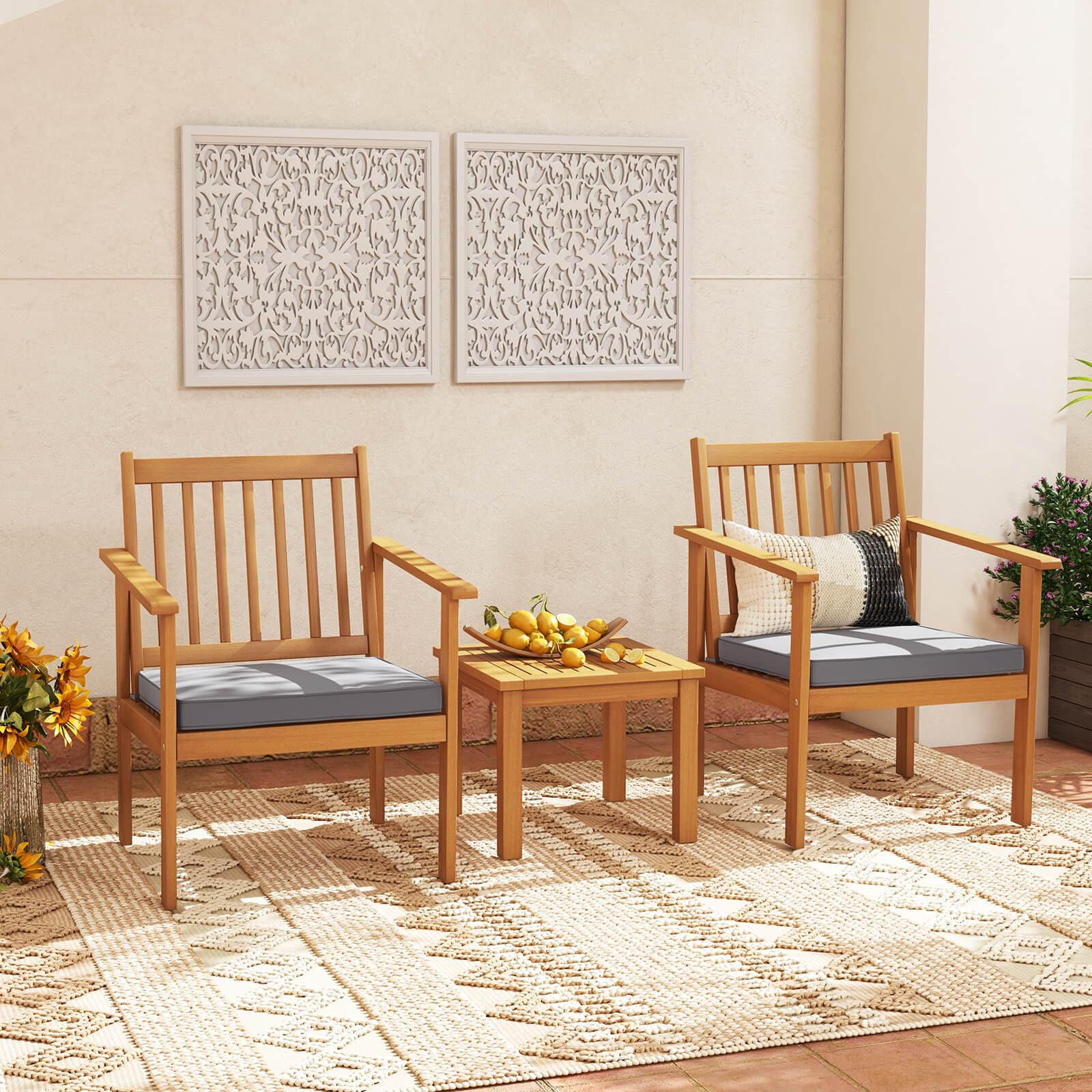 Forclover HBV-72094GR Patio-Conversation-Sets - View #2