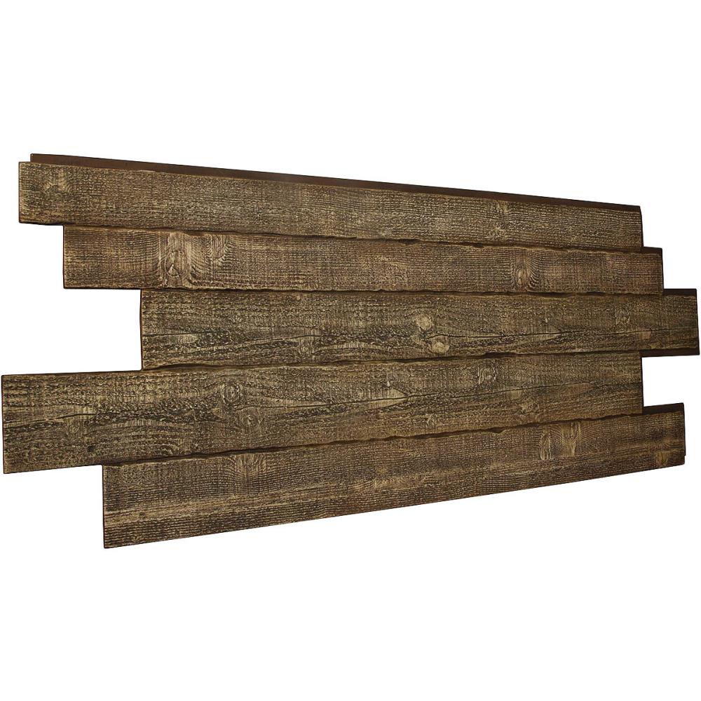 Ekena Millwork Rough Sawn Endurathane Faux Wood Siding Panel 25.86-sq ...