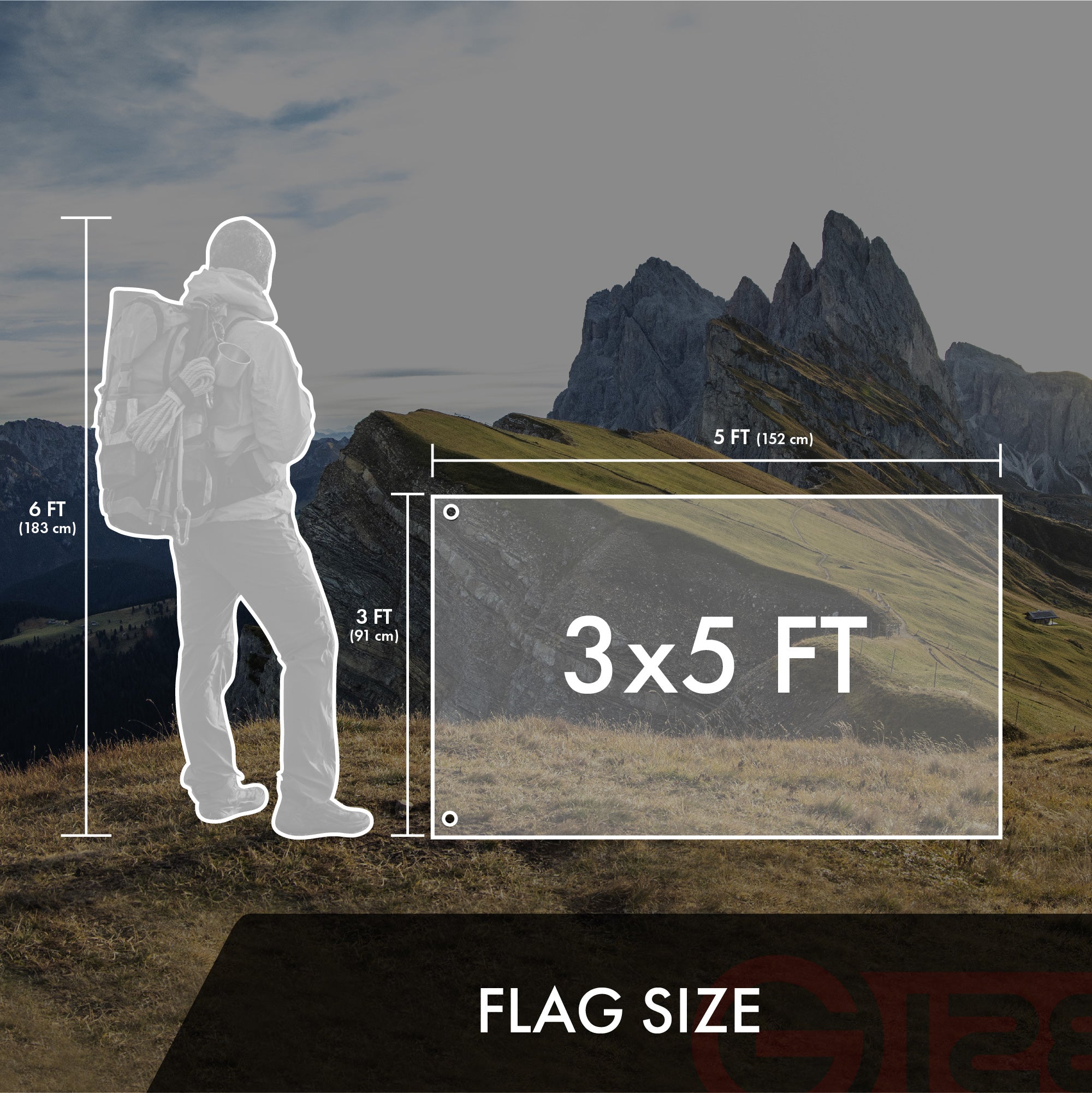 G128 FG-2NM-4E3-1PK Decorative-Banner-Flags - View #5