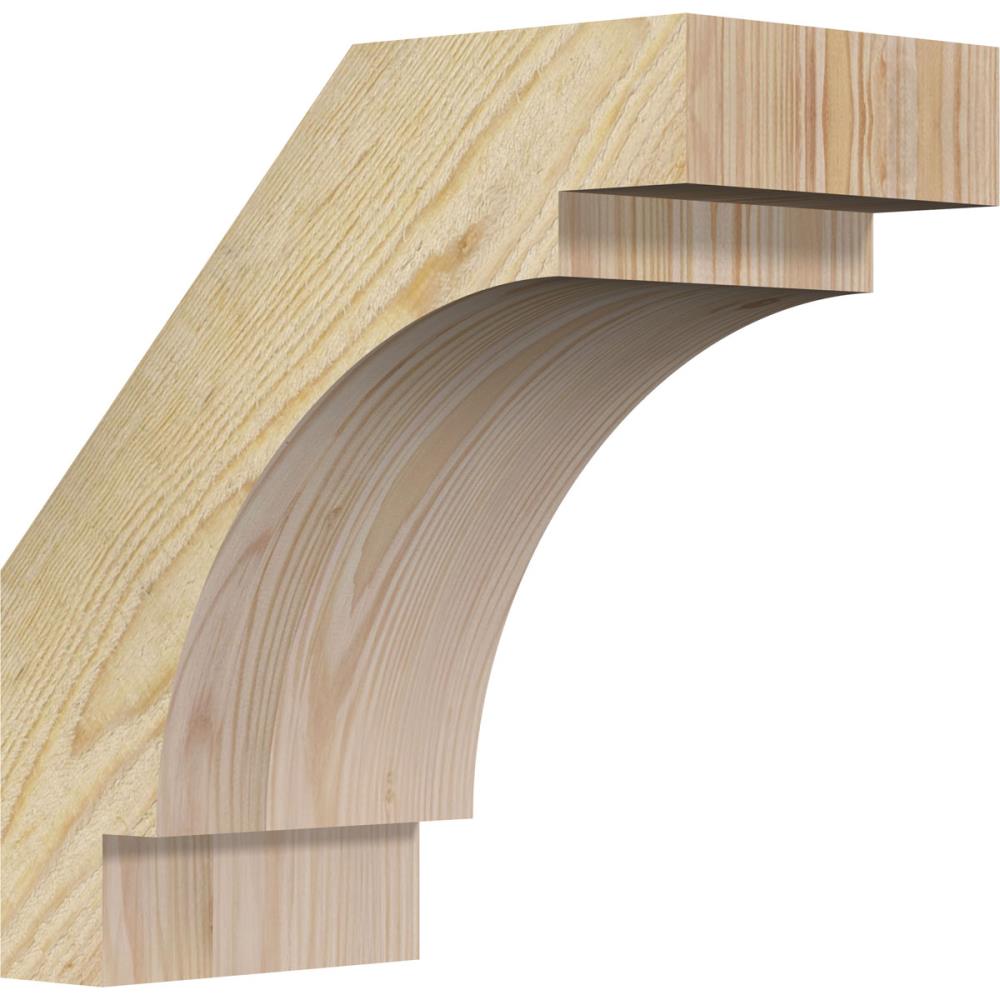 Ekena Millwork BRC06X12X12MRC00RDF 6-in x 12-in x 12-in Douglas Fir Wood Merced Rough Sawn Knee Brace