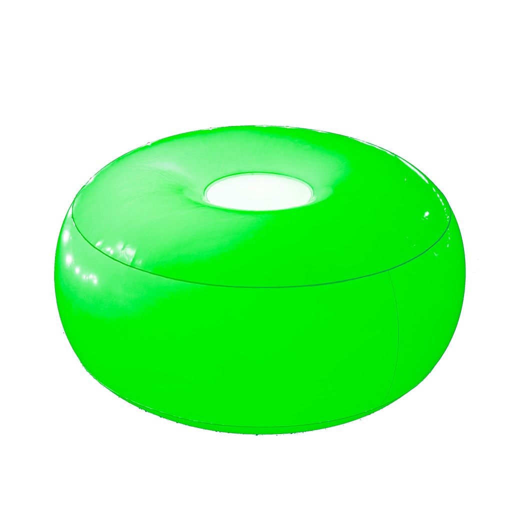 PoolCandy AC2123MU Clear with LED Inflatable Ottoman