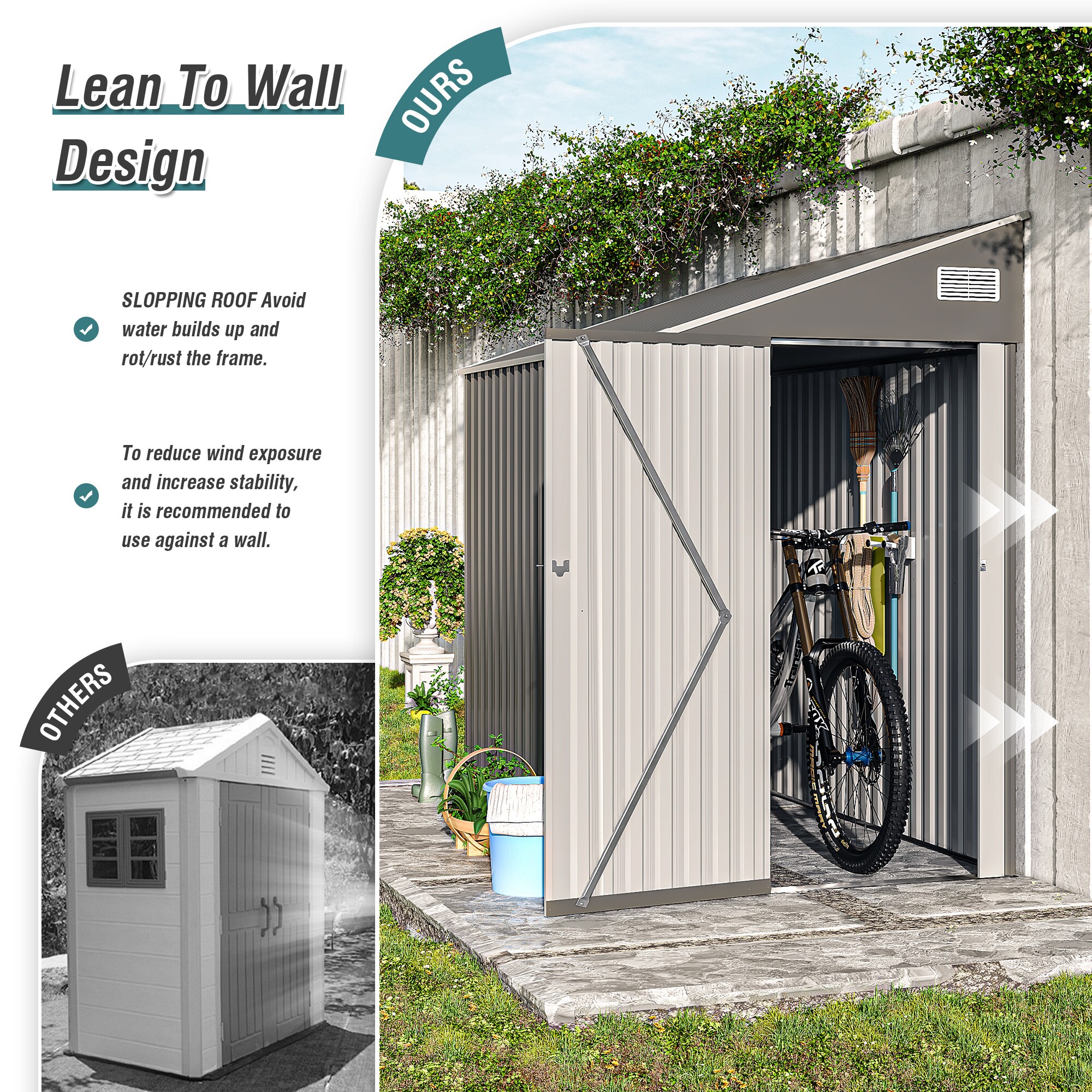 Mondawe MD-DM00033 Metal-Storage-Buildings-Sheds - View #6