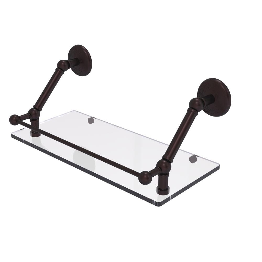 Allied Brass PMC-1-18-GAL-ABZ Prestige Monte Carlo Antique Bronze Wall mount Bathroom Shelf ( 18-in x 8-in x 8-in )