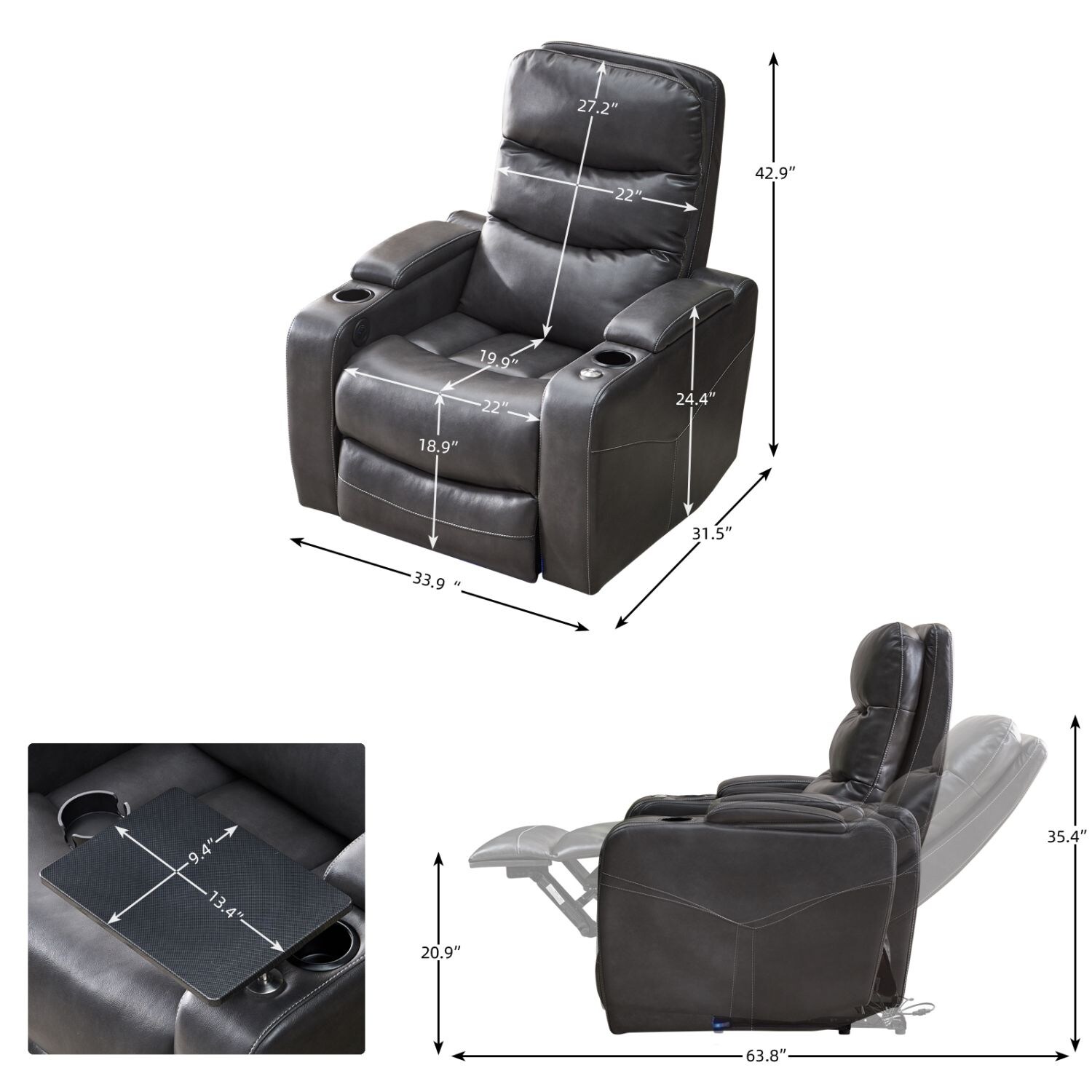 JASMODER W72241983 recliners - View #6