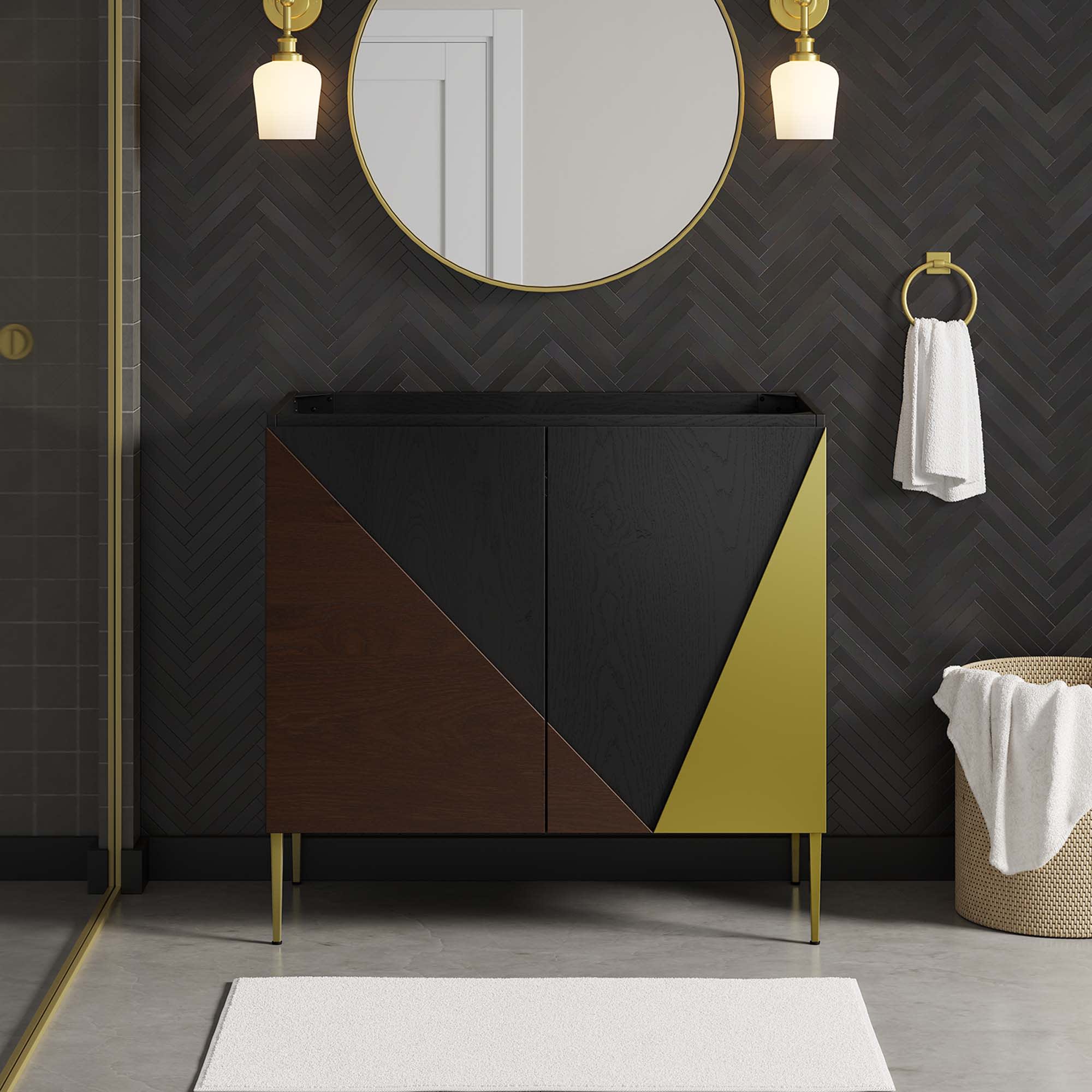 Modway EEI-6144-BLK-GLD vanities - View #4