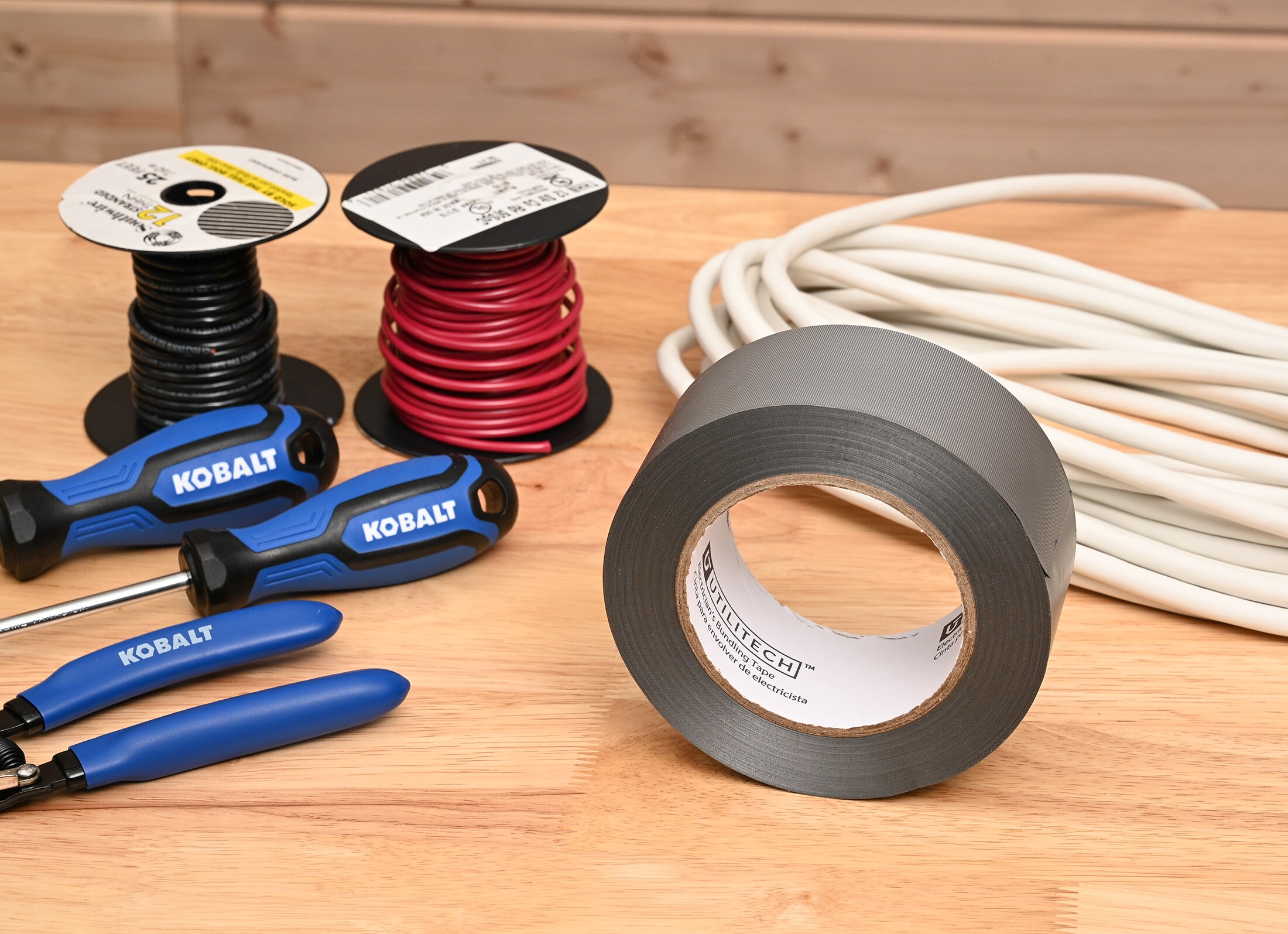 Utilitech Bundling 2in x 150ft Vinyl Electrical Tape Silver in the