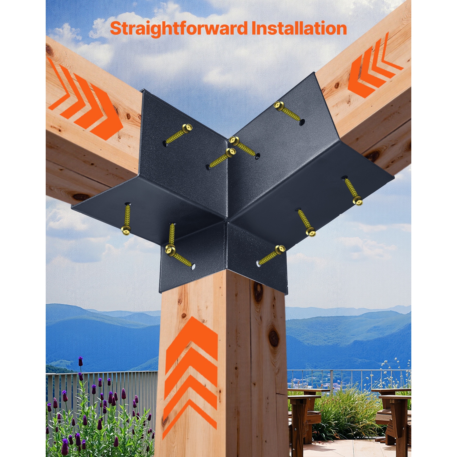 VEVOR LPJJTZ6PCS4XW5J2HV0 Pergola-Parts-Accessories - View #3