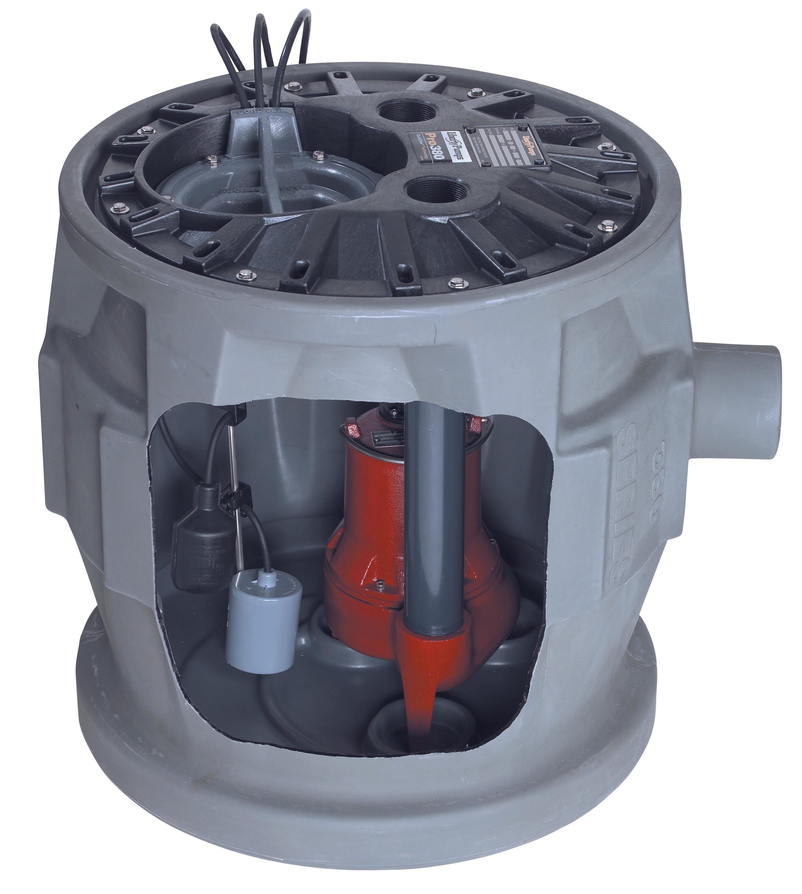 Liberty Pumps 1-HP 208 to 230 -Volt 190-GPM Cast Iron Sewage Sump Pump