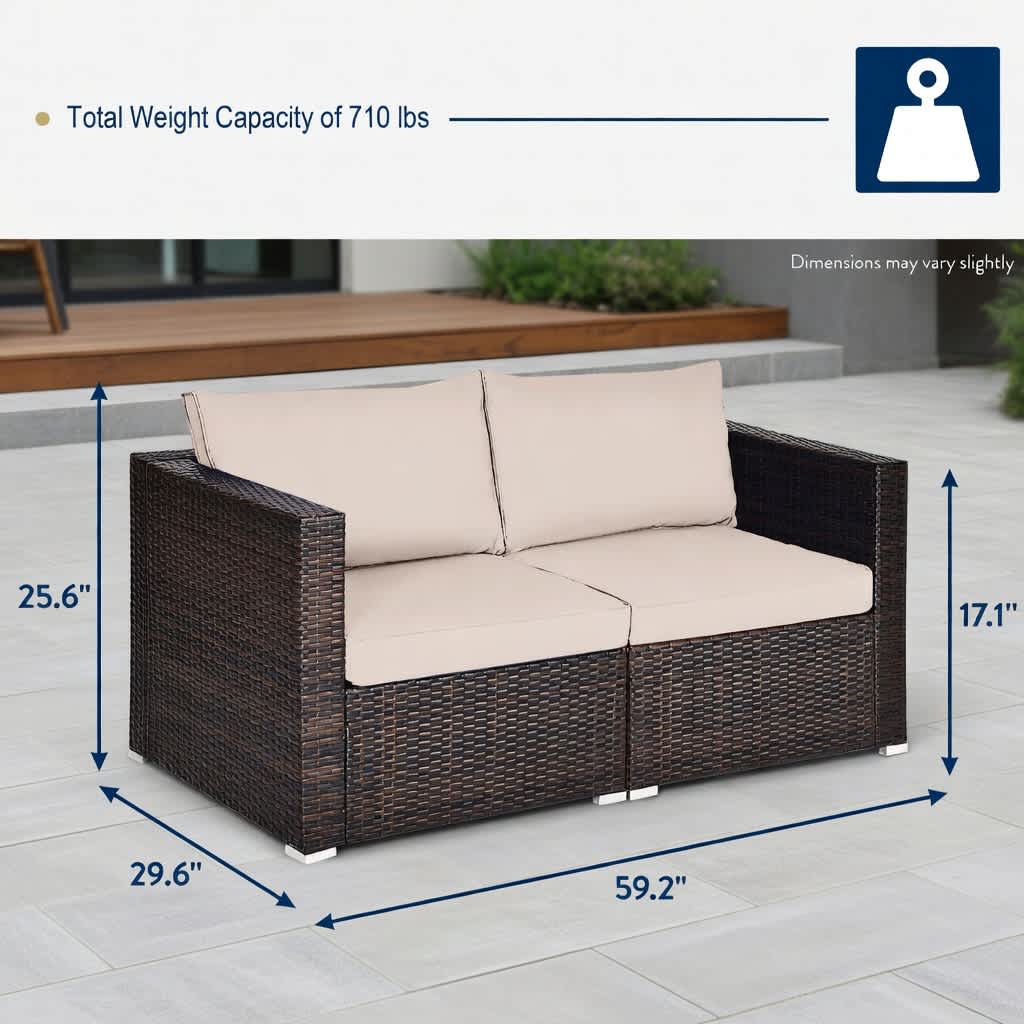 VERYKE 6165598114790 Patio-Conversation-Sets - View #2