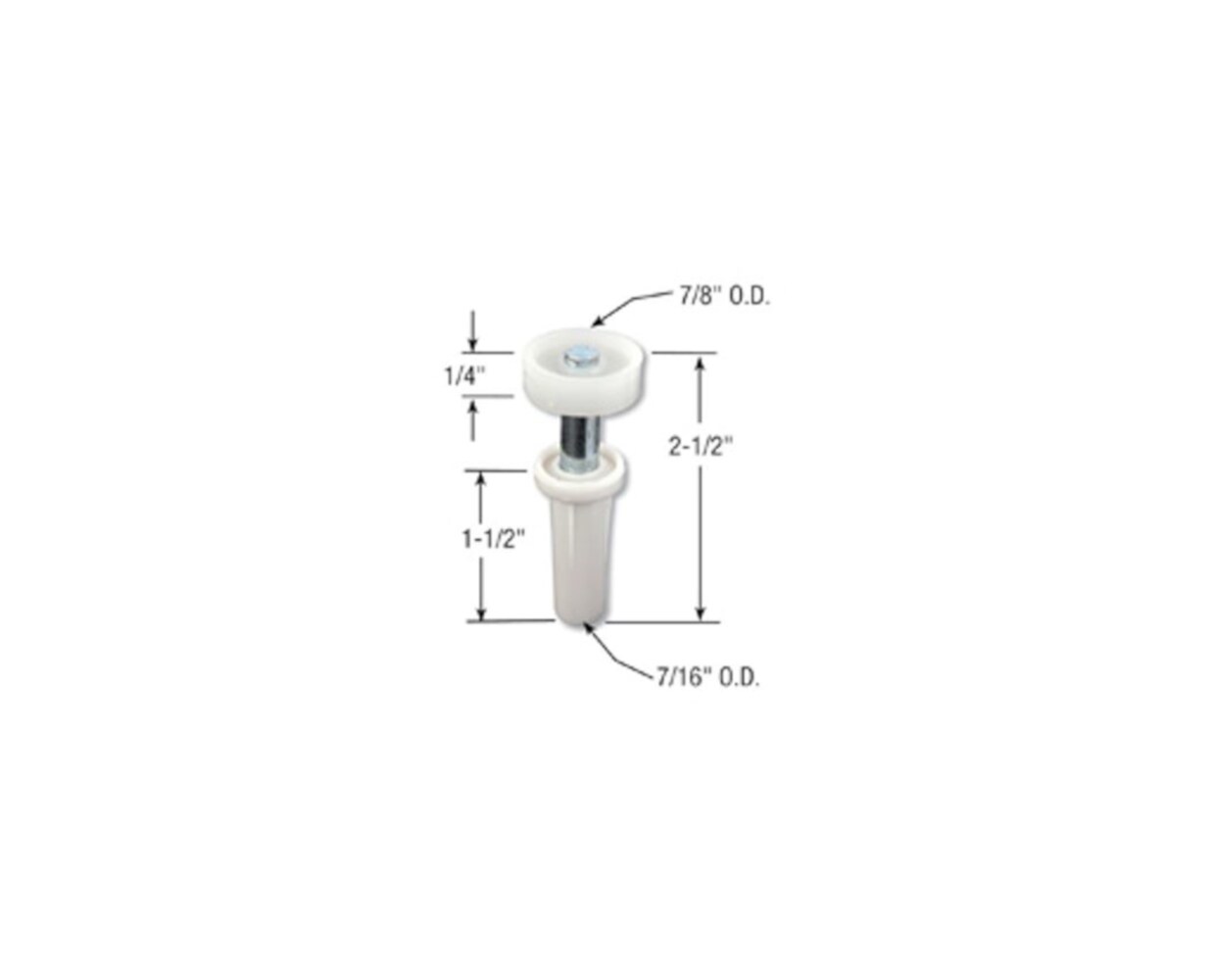  650257 Bifold-Closet-Door-Guide-Wheels - View #2