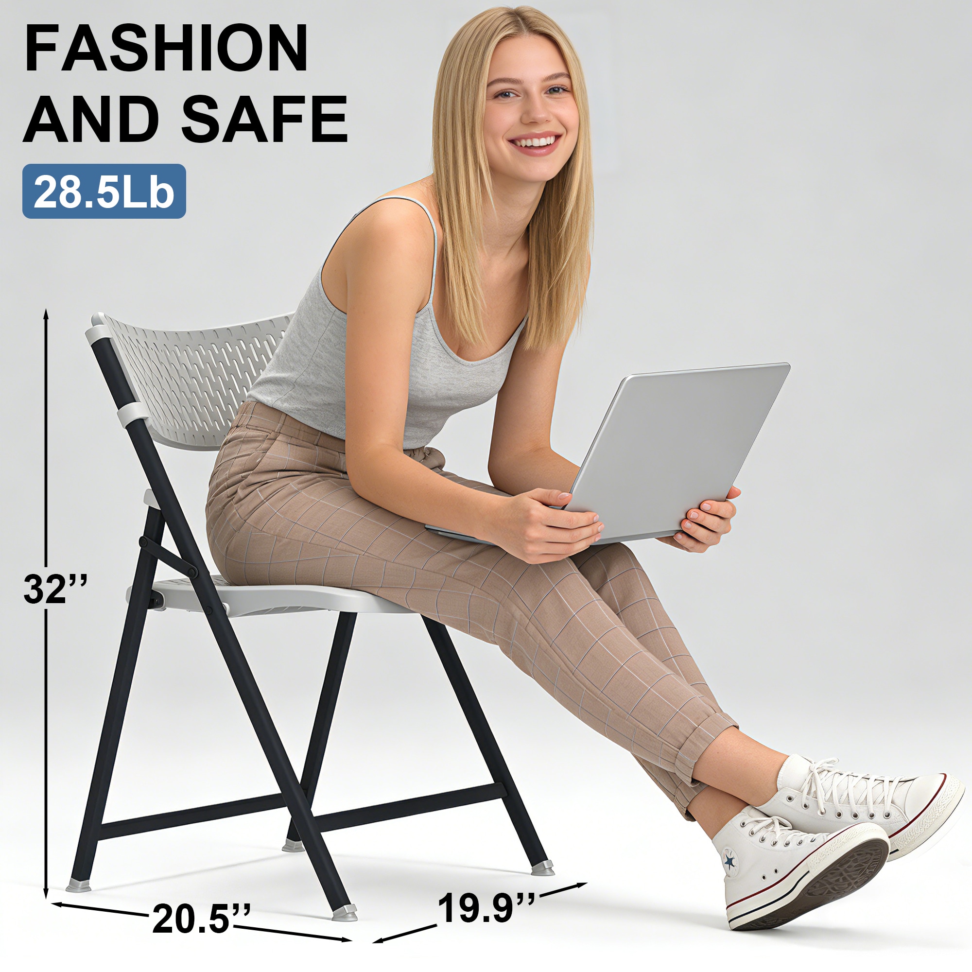 Yardgrace BSHCSC4PCWT1 Folding-Chairs - View #5