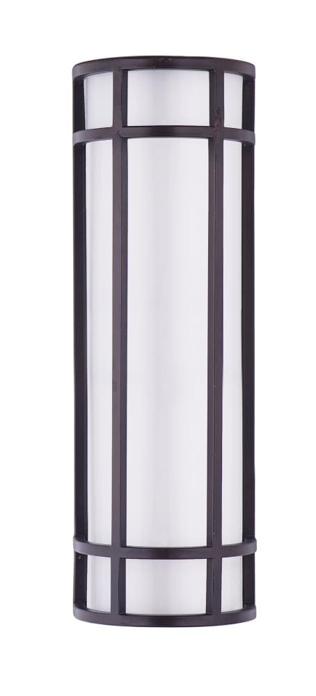 Maxim Lighting 55573WTBZ Moon Ray 1 -Light 18-in H Antique Bronze Hardwired Integrated LED Outdoor Wall Light