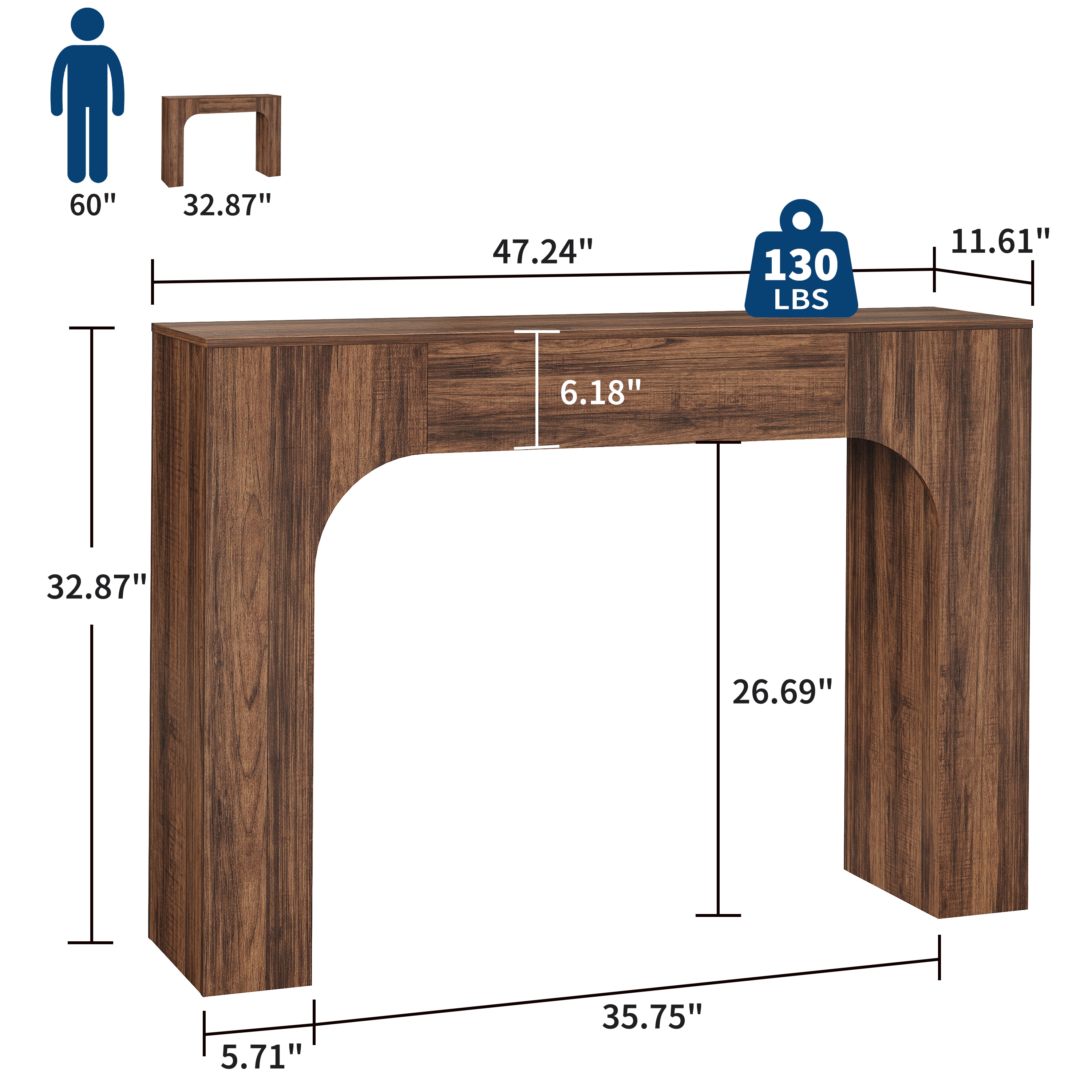 Garvee GA2608514ASGEEA Console-Sofa-Tables - View #2
