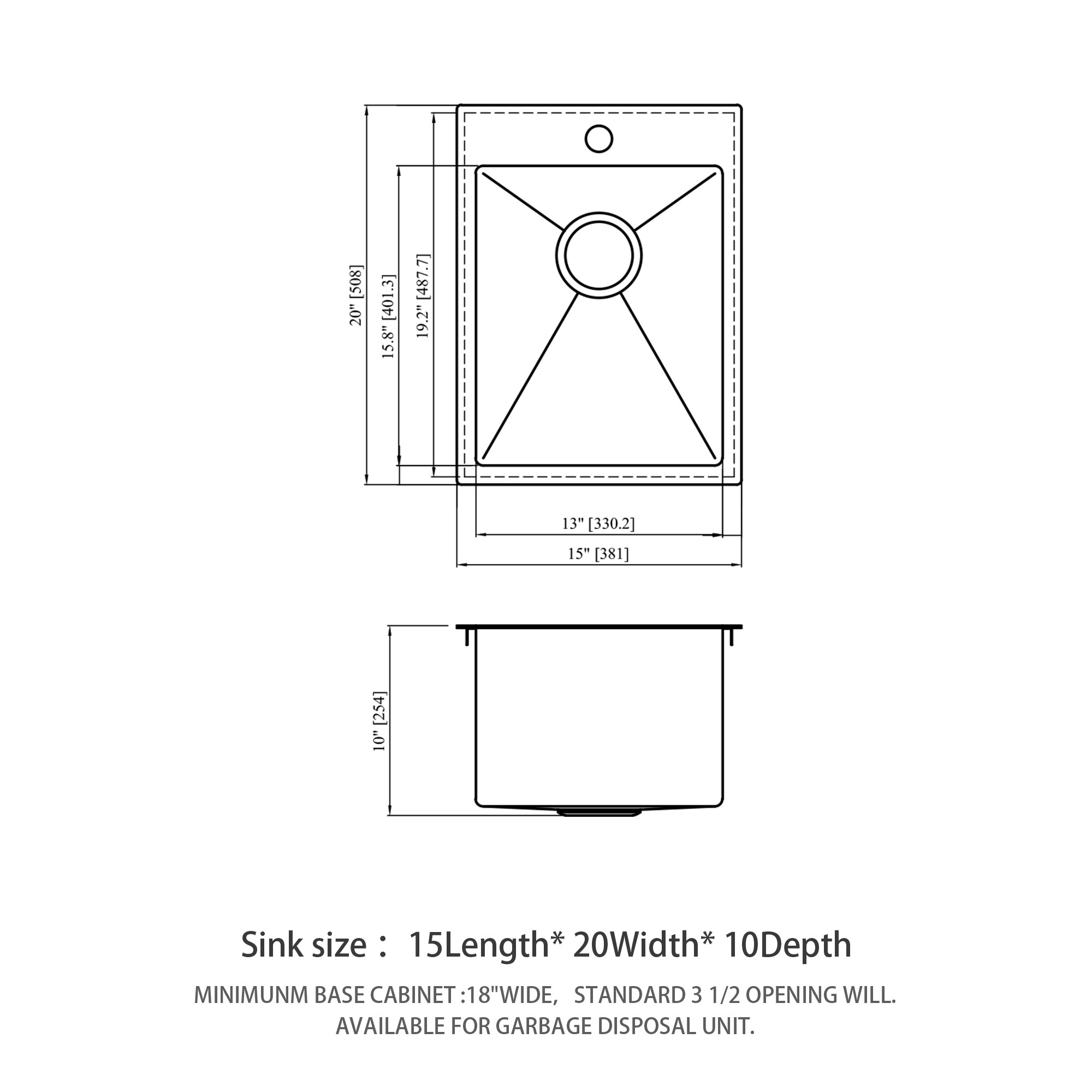LIVIZA TLG-SS222947 Kitchen-Sinks - Thumbnail View #3