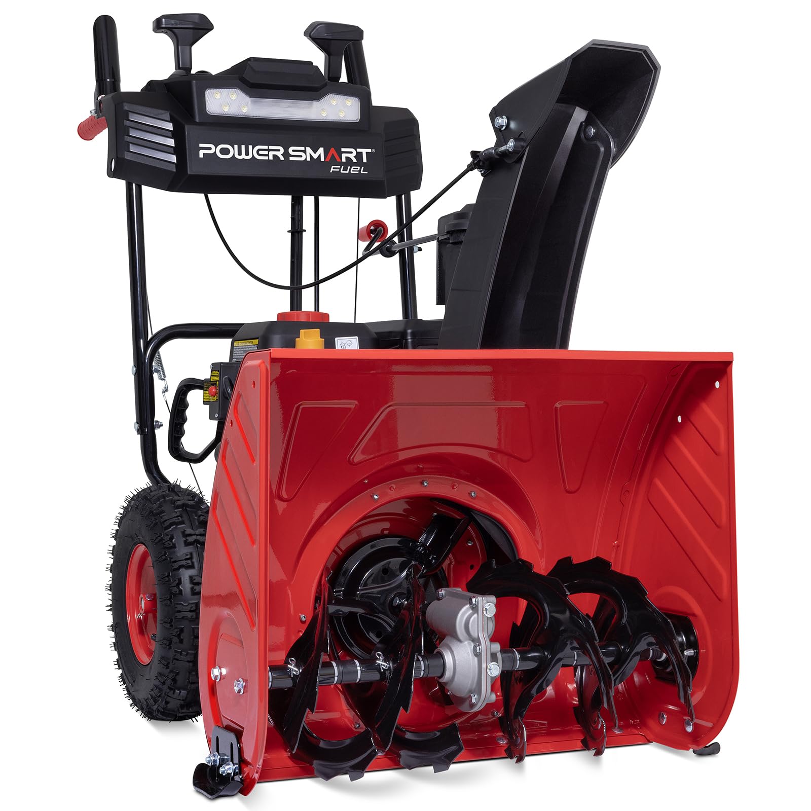  24-Inch Snow Blower Gas Powered Self-Propelled 2-Stage 212cc 4-Cycle Engine with Electric Start Headlight
