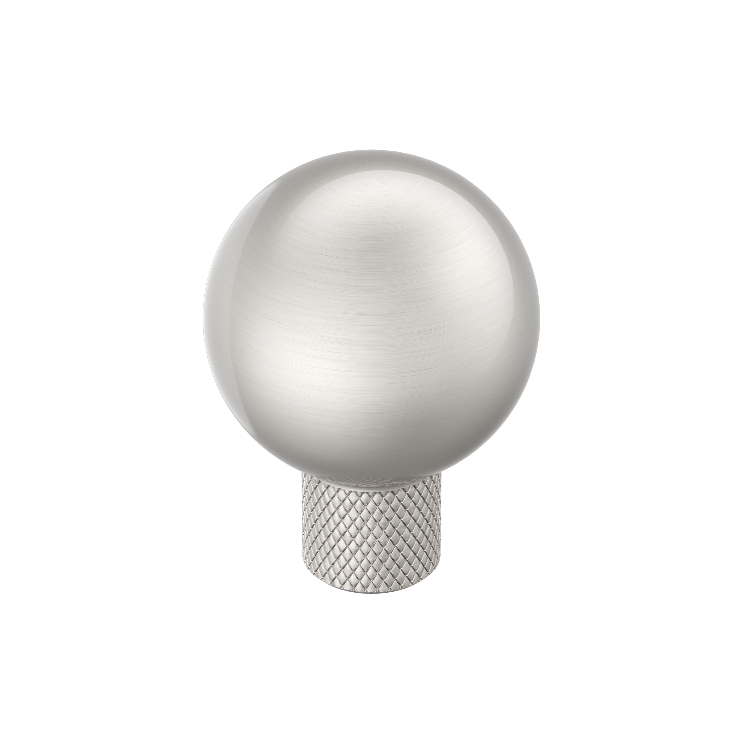 Amerock BP37680G10 Collet 1-1/8-in Satin Nickel Round Transitional Cabinet Knob