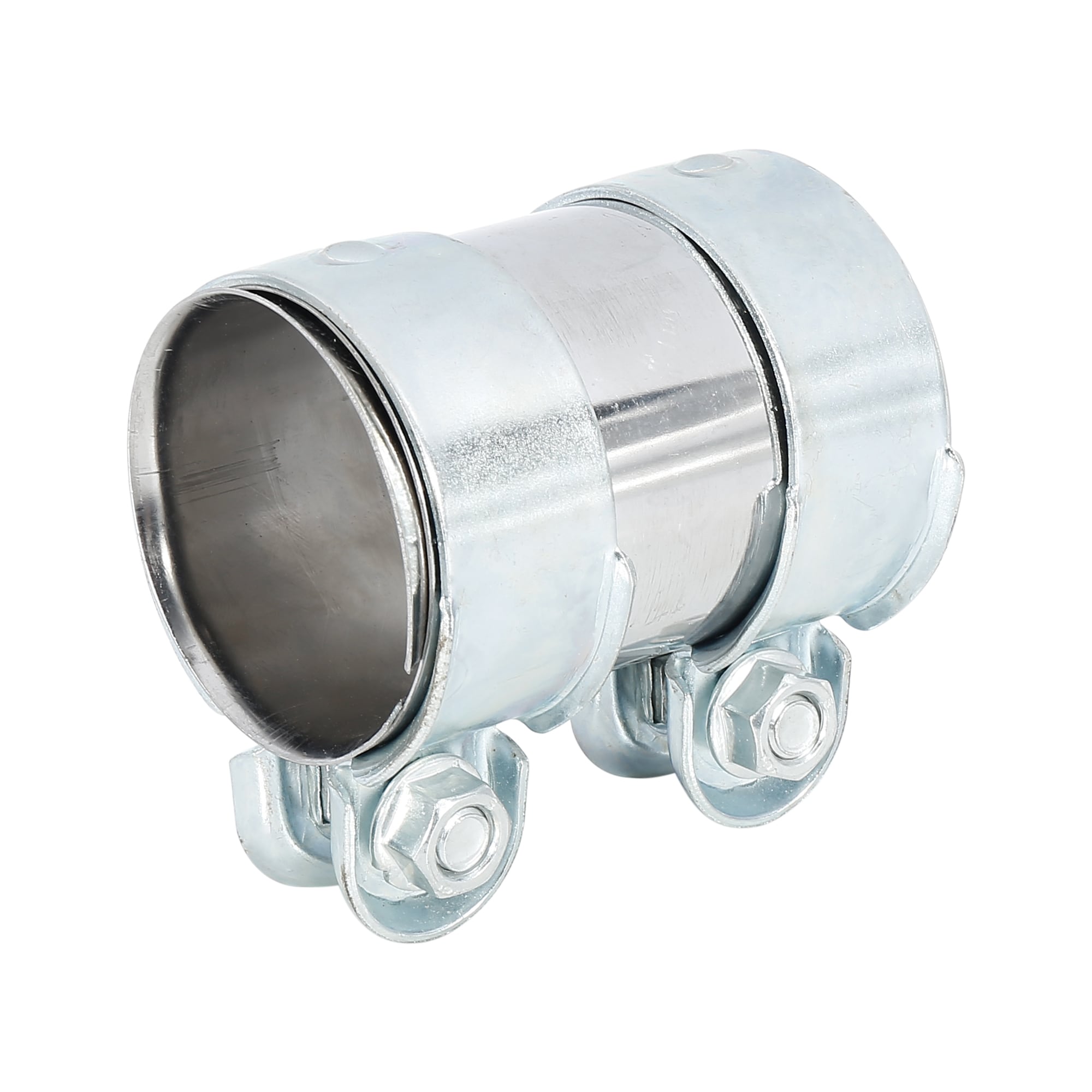 Unique Bargains - 1pc Exhaust Pipe Sleeve Connector Clamp Coupler for VW Golf Jetta Passat 62 x 9...
