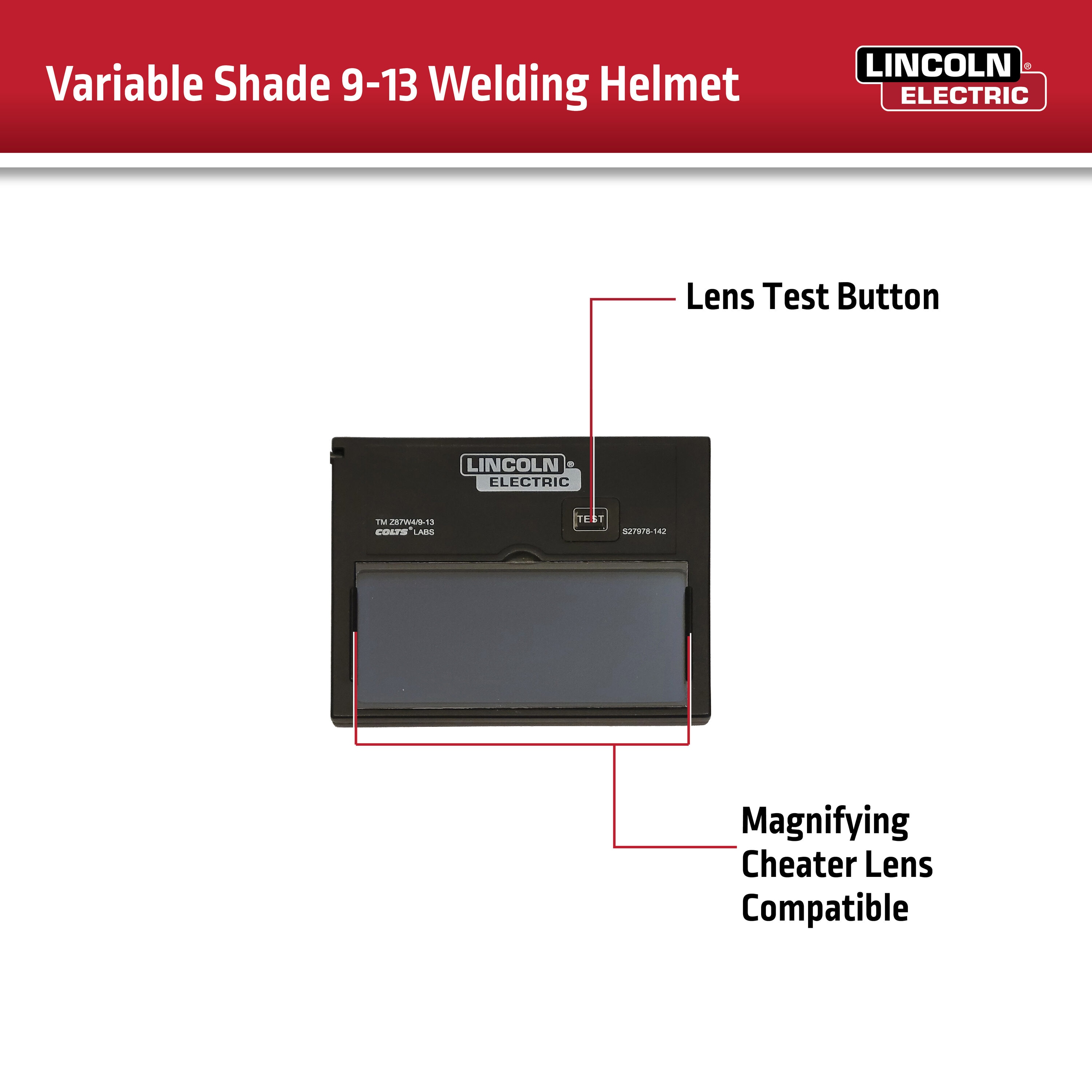 Lincoln Electric K4438-1 Welding-Helmets - View #8