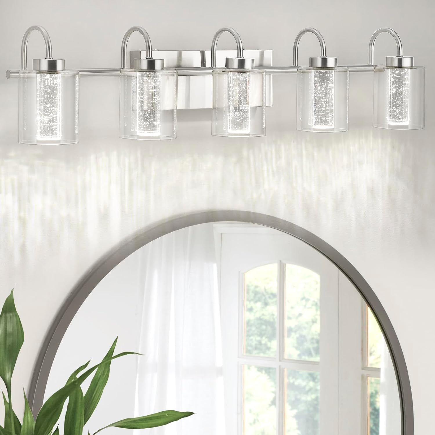 Garvee Crystal Vanity Lights Fixtures for Bathroom Hallway 3 Color