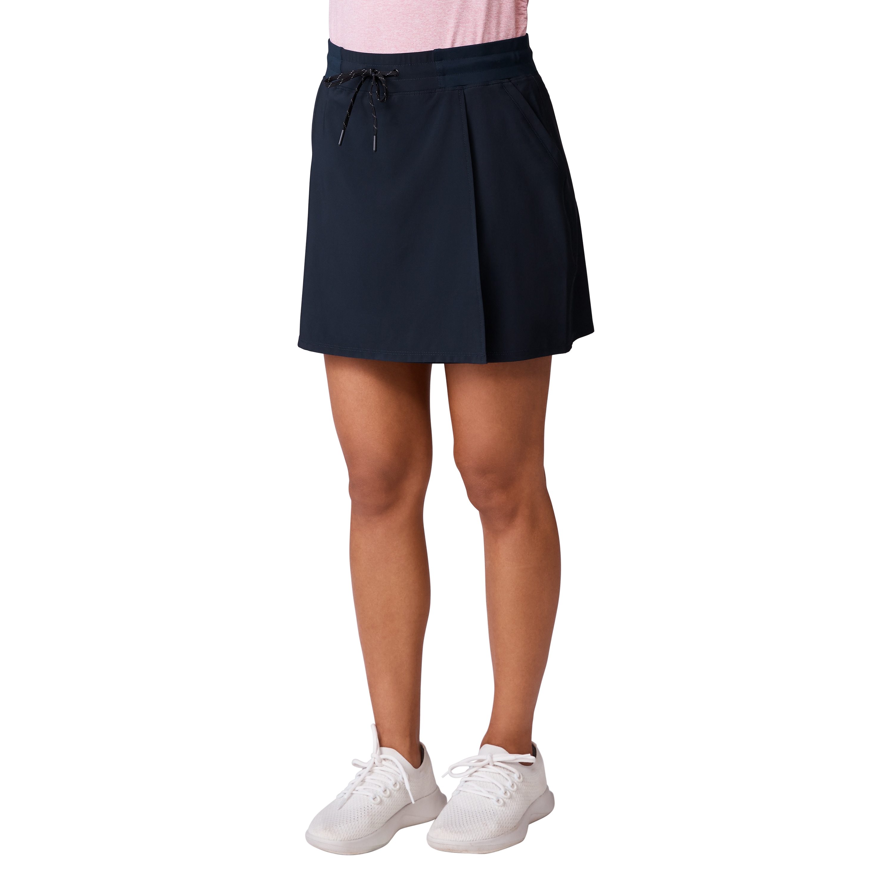 Free Country J54LAS4656BLACKXXL Women's Black Woven 3-in Skort ( Size: XX-large )