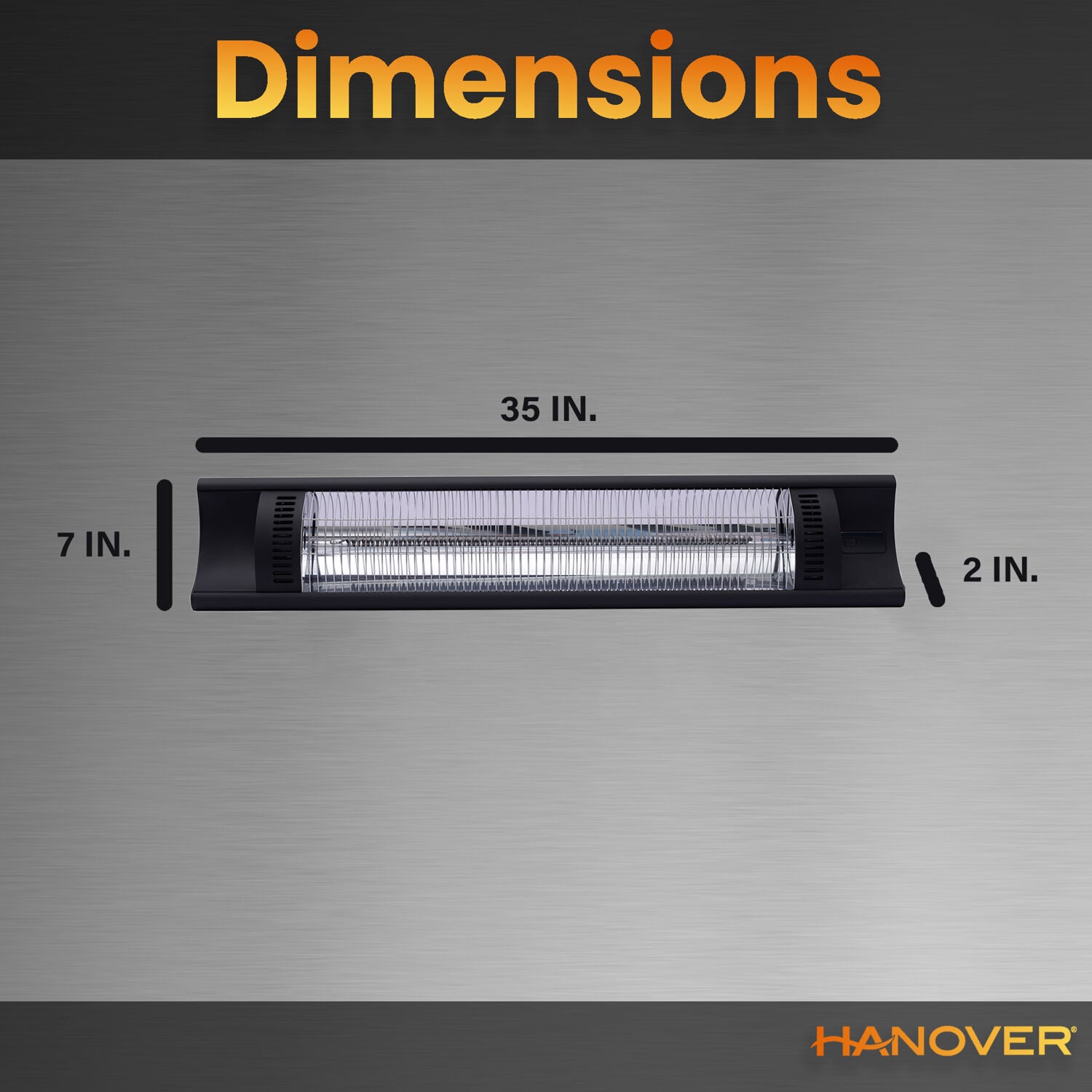 Hanover HAN1025IC-BLK Outdoor-Electric-Patio-Heaters - View #3