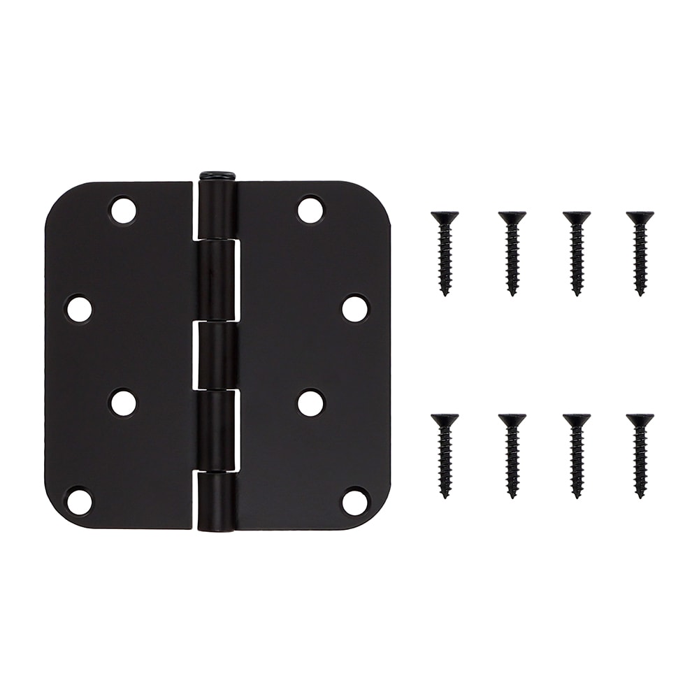 RELIABILT 4-in H x 5/8-in Radius Oil-Rubbed Bronze Mortise Interior Door Hinge #605671
