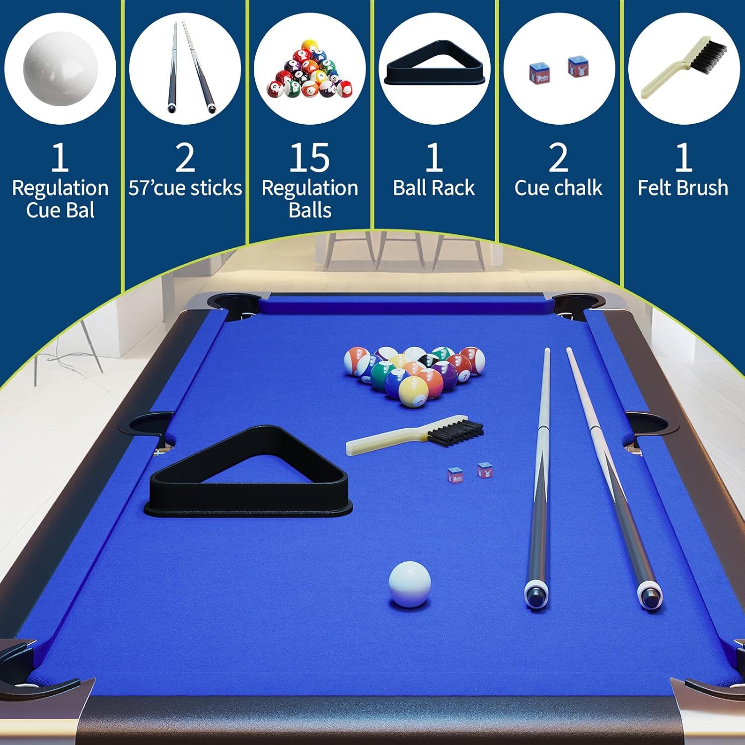 Qeetex GGL-POU-0AFFPCA0 Pool-Table - View #3