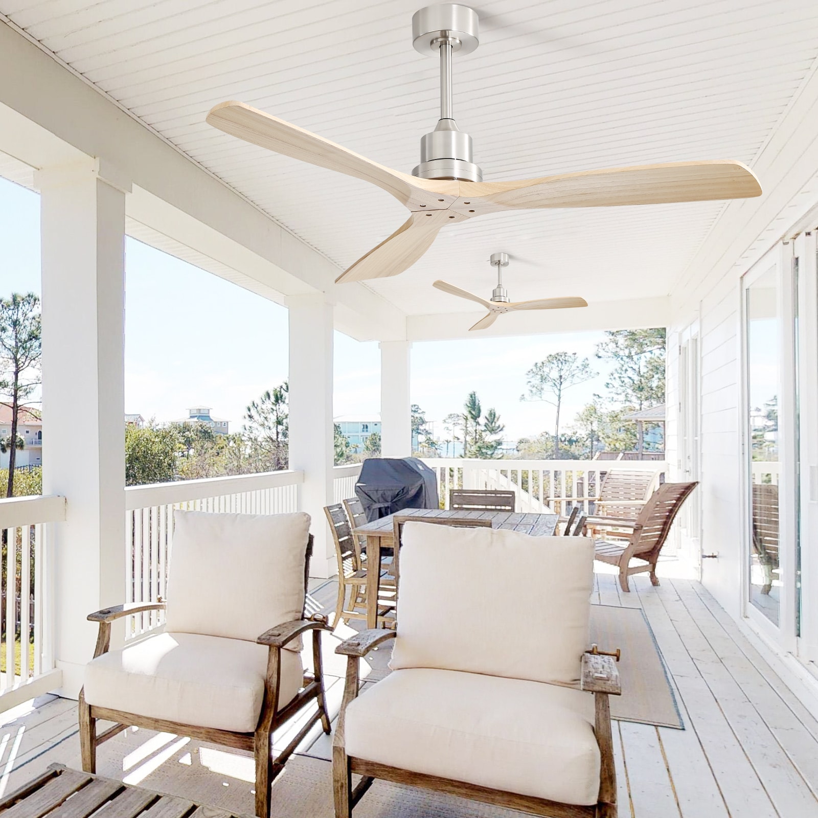 Sofucor L-5247-BN-WD-YM-60W Ceiling-Fans - View #8