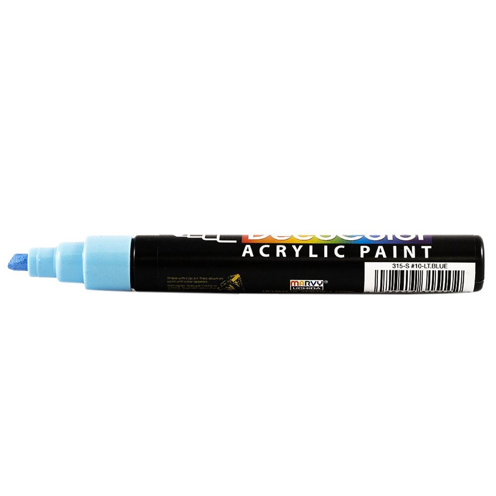 JAM Paper Chisel Tip Acrylic Paint Marker, Yellow, 2/Pack in the