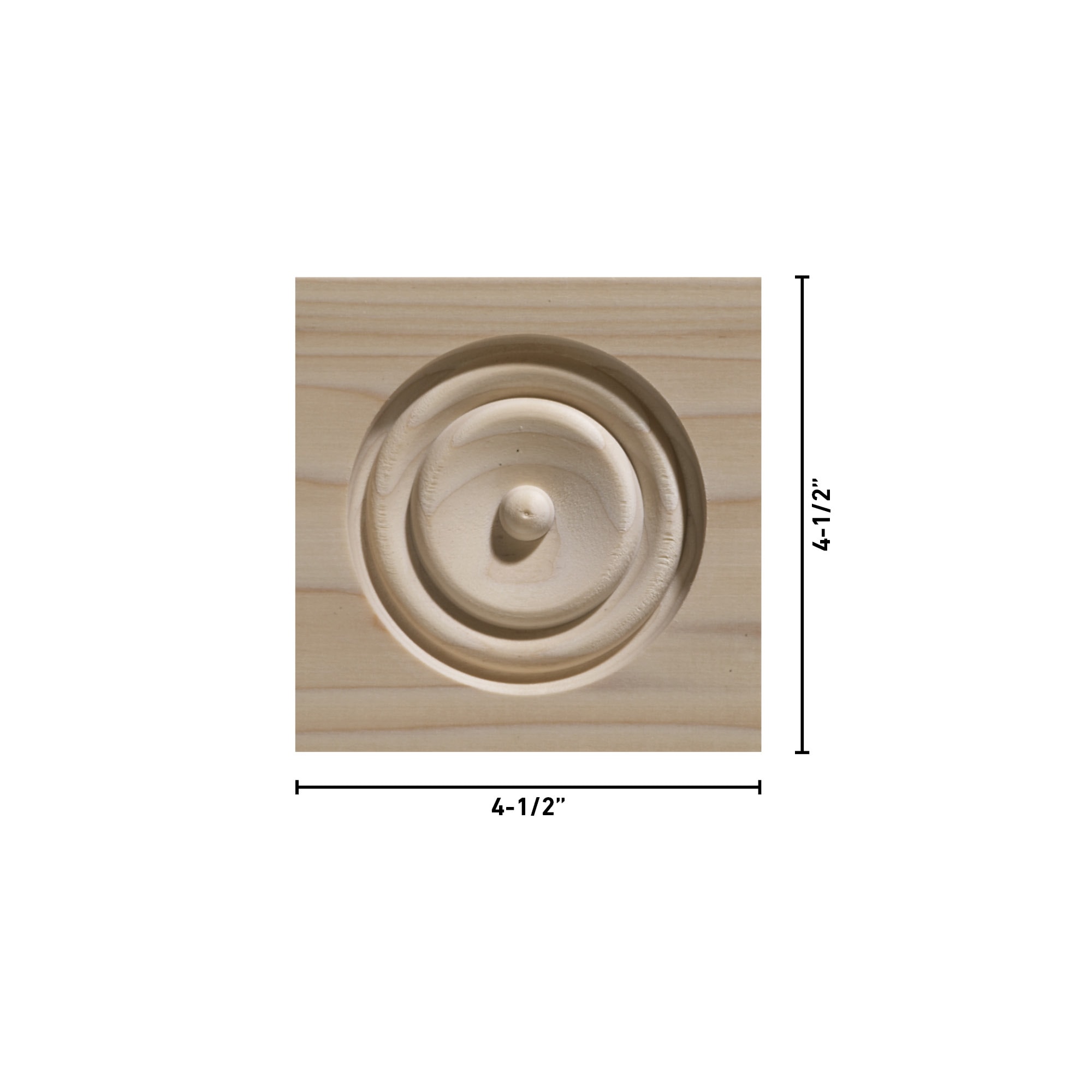 Ornamental Mouldings EV740CWHW rosettes - View #3