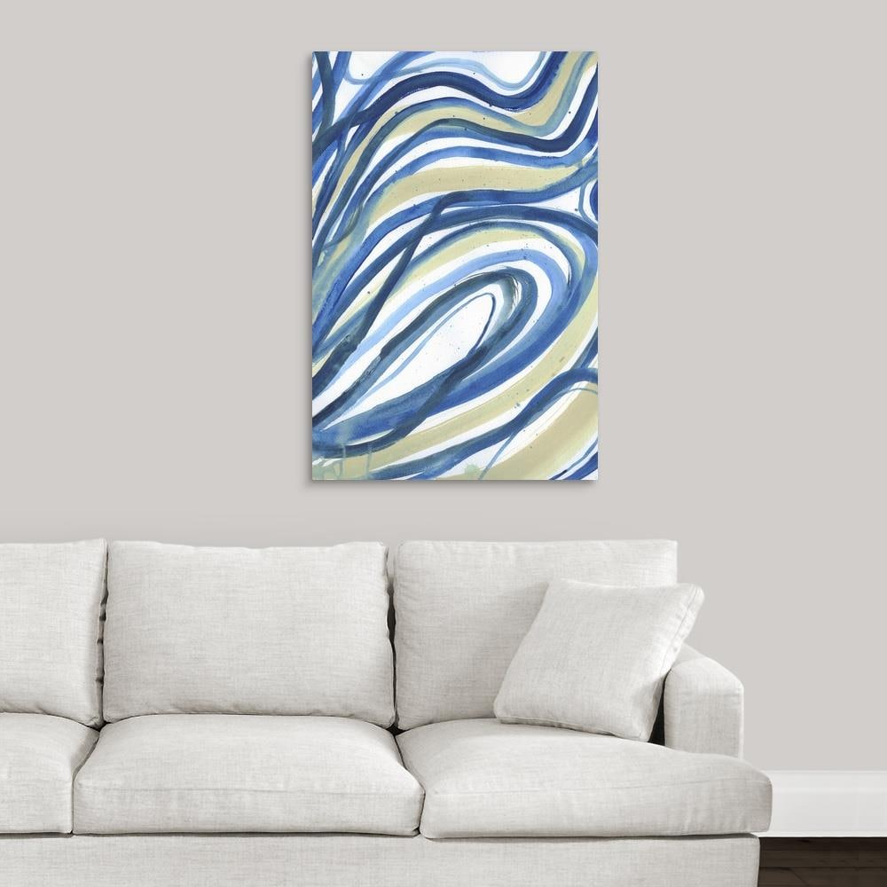 GreatBigCanvas 36-in H x 24-in W Abstract Print on Canvas in the Wall ...