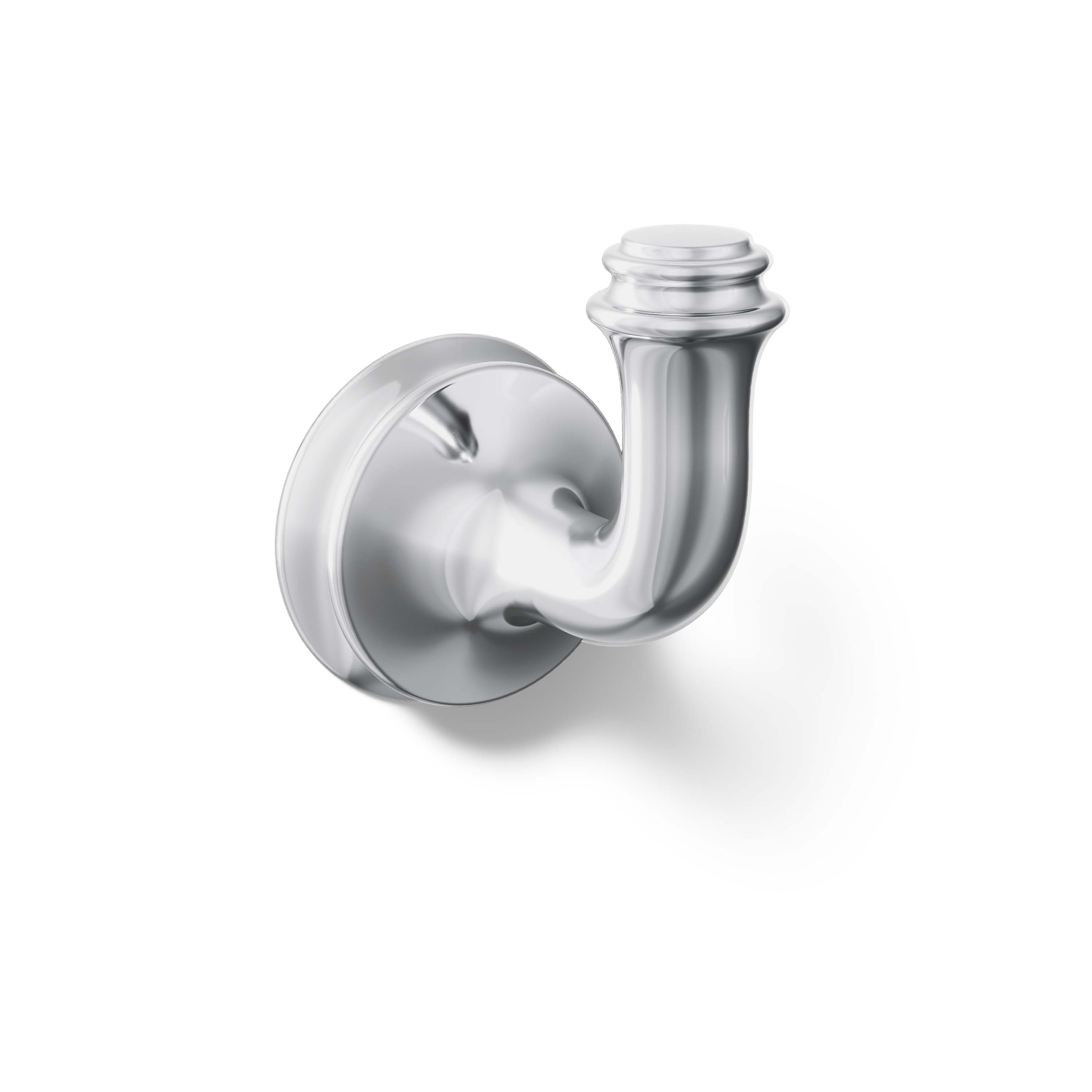 KOHLER Bellera Polished Chrome Single -Hook Wall-mount Towel Hook