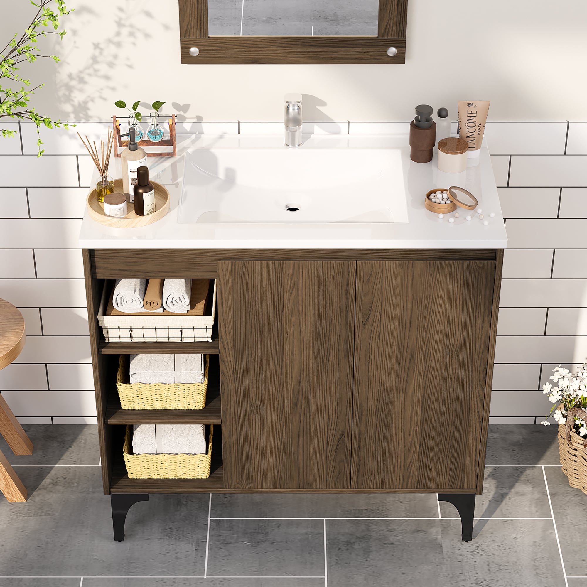 JEAREY JE-PFXGZ Bath-Vanity-Combo - View #4